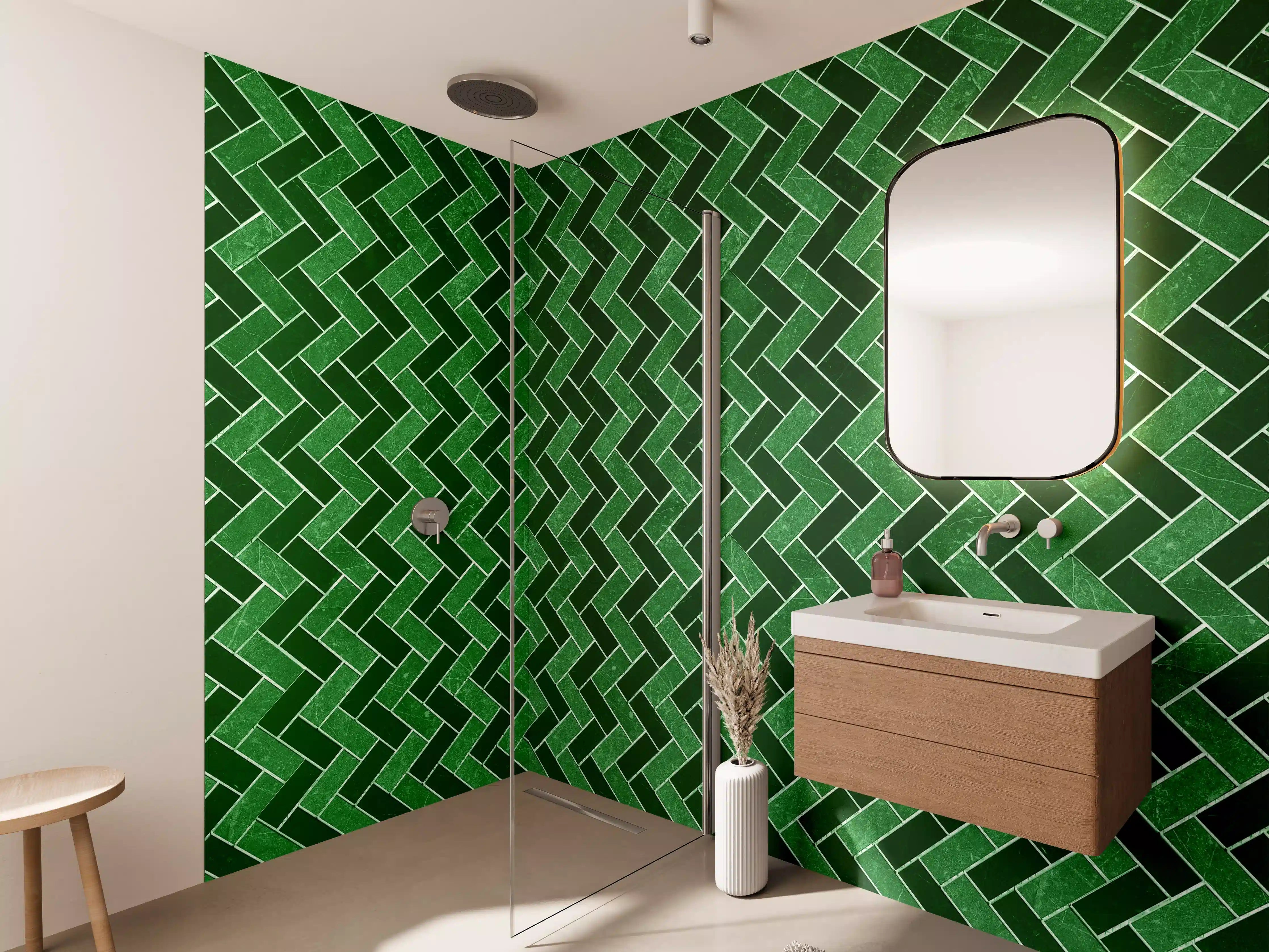 Wandverkleidung Bad - Mosaik Textur - Fliesen
