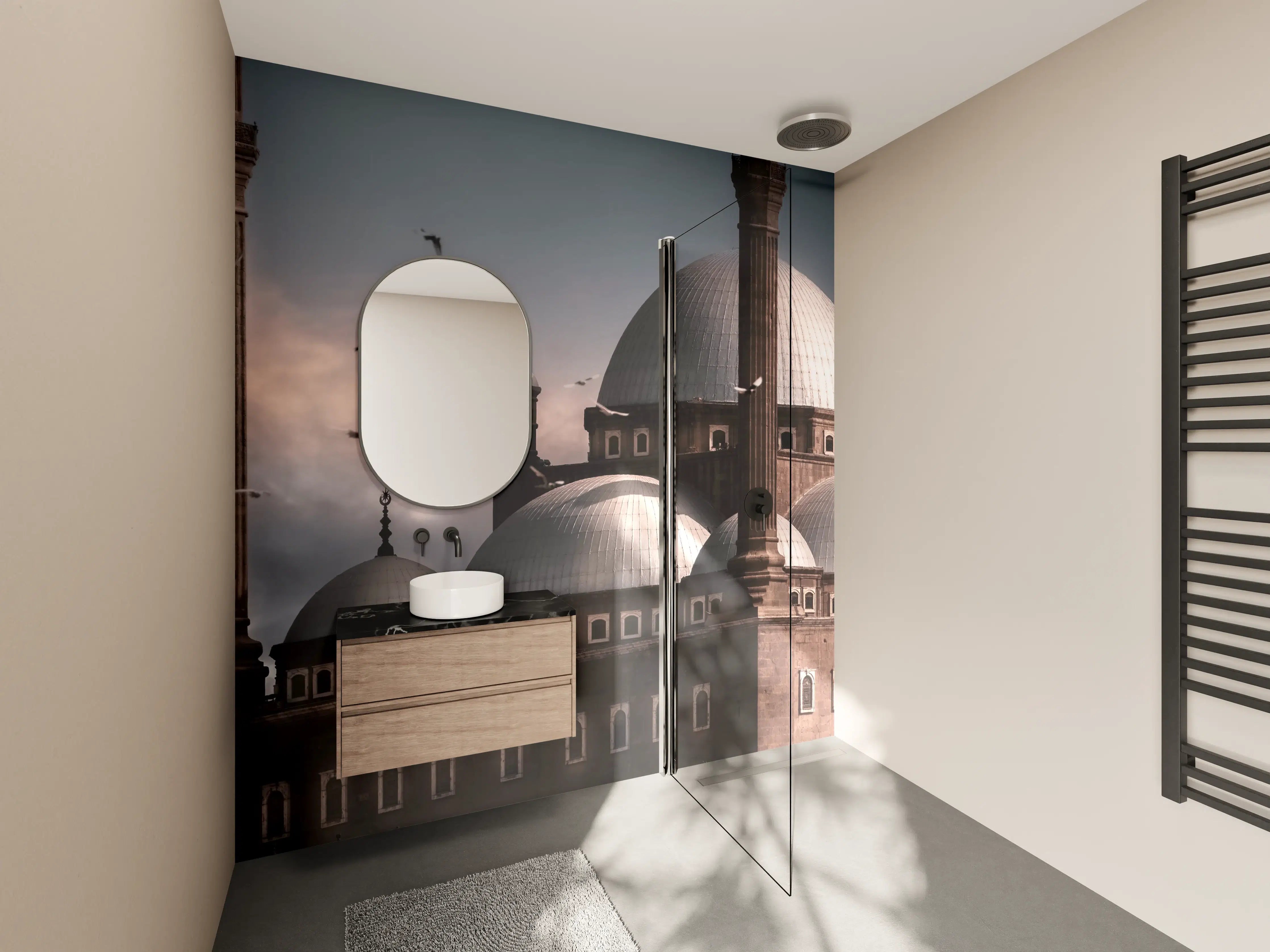 Wandverkleidung Bad - Moschee