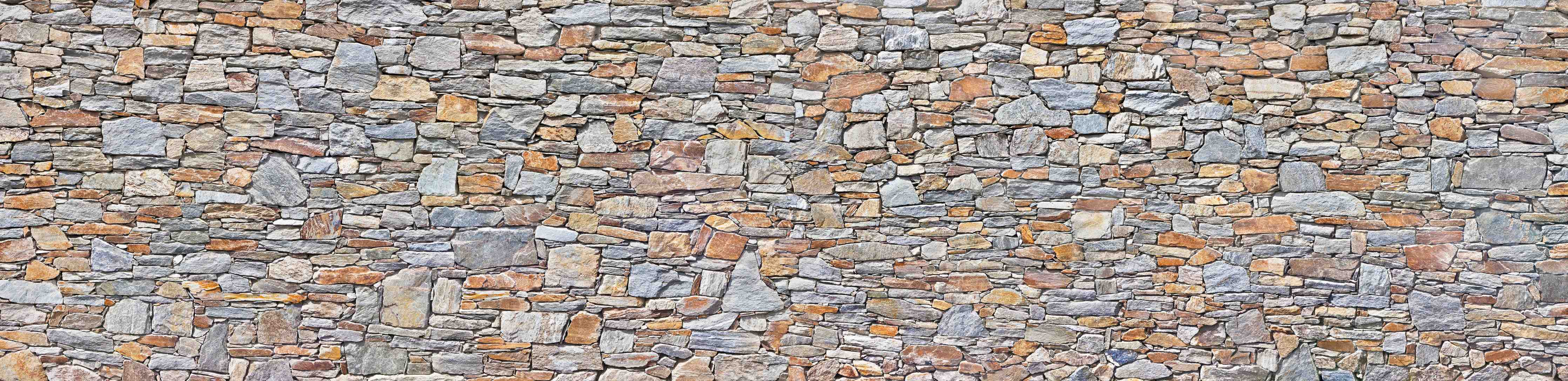 Wandverkleidung Bad-Natürliche Steinwand mit bunten Schichten