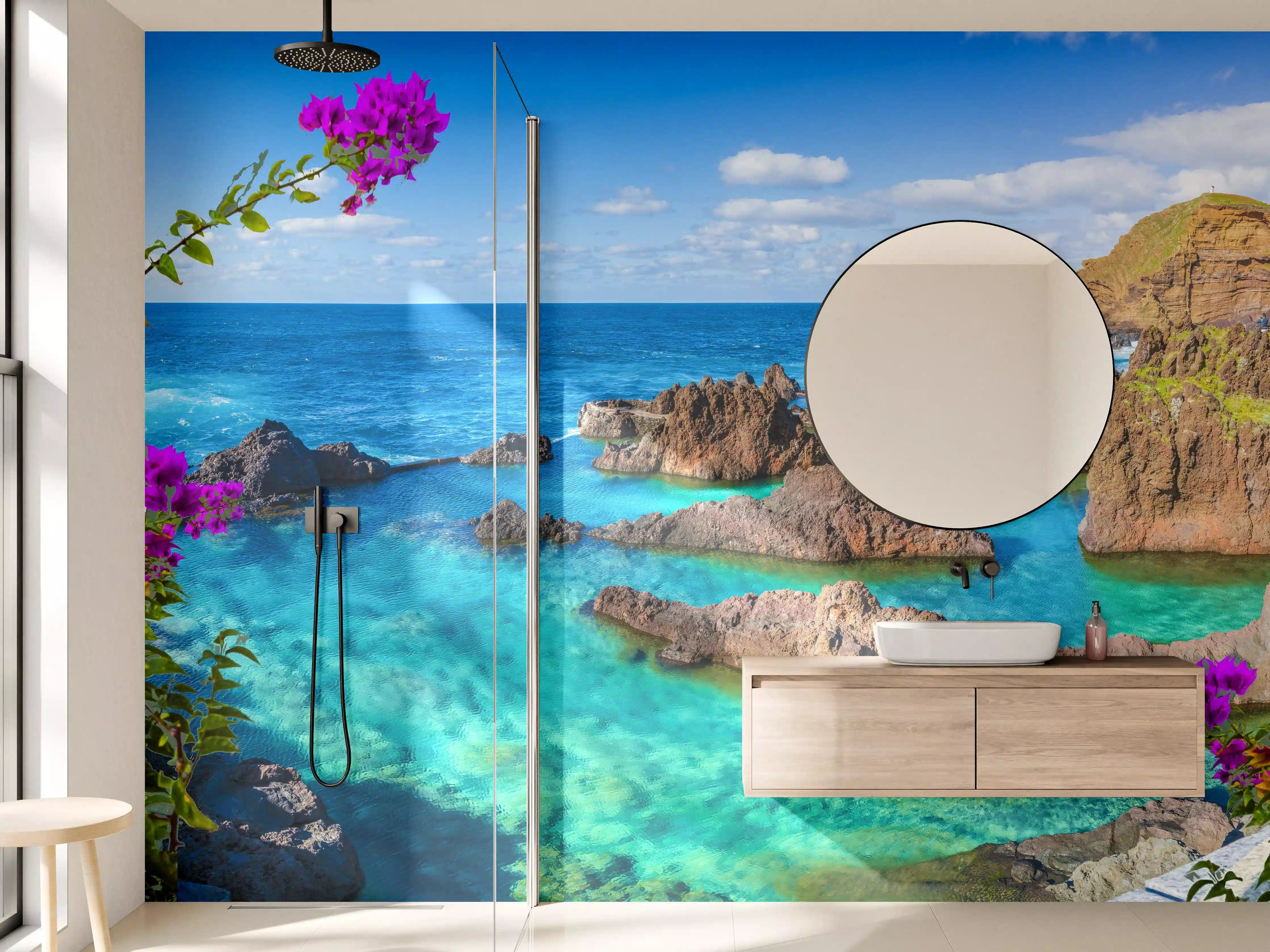 Wandverkleidung Bad - Naturpool in Porto Moniz