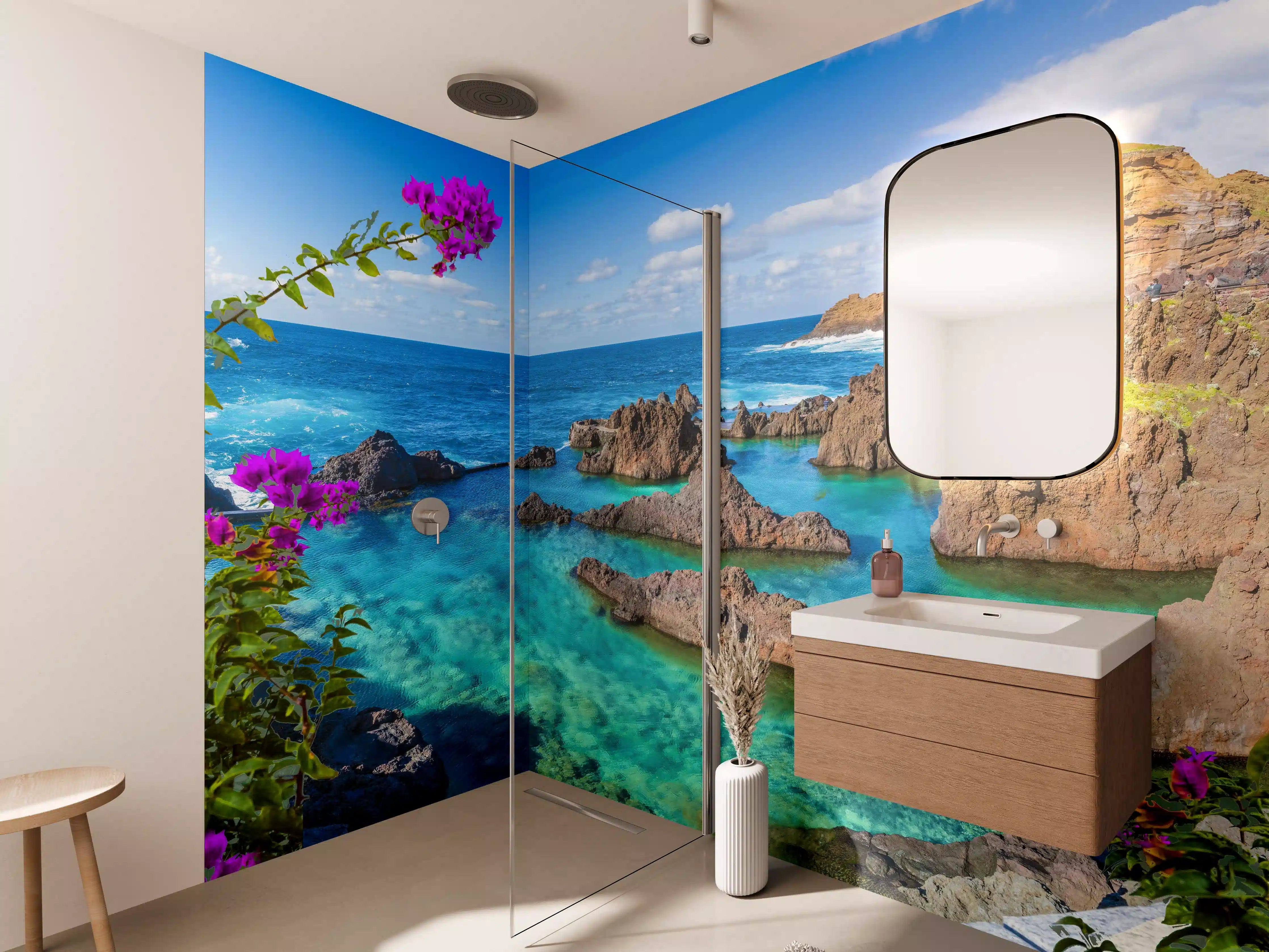 Wandverkleidung Bad - Naturpool in Porto Moniz
