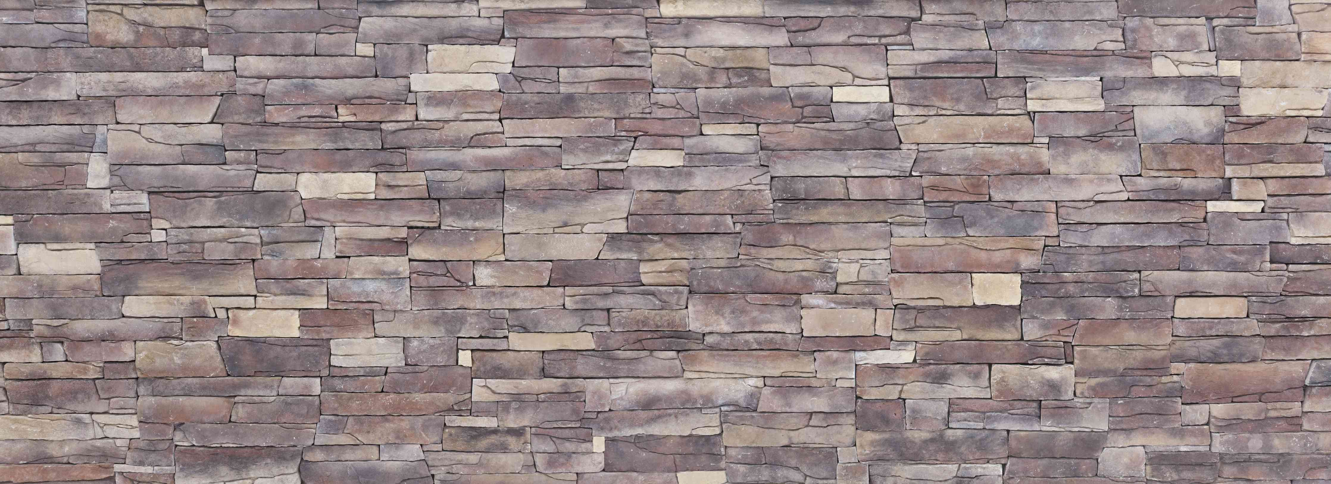 Wandverkleidung Bad-Natursteinmauer aus Sandstein