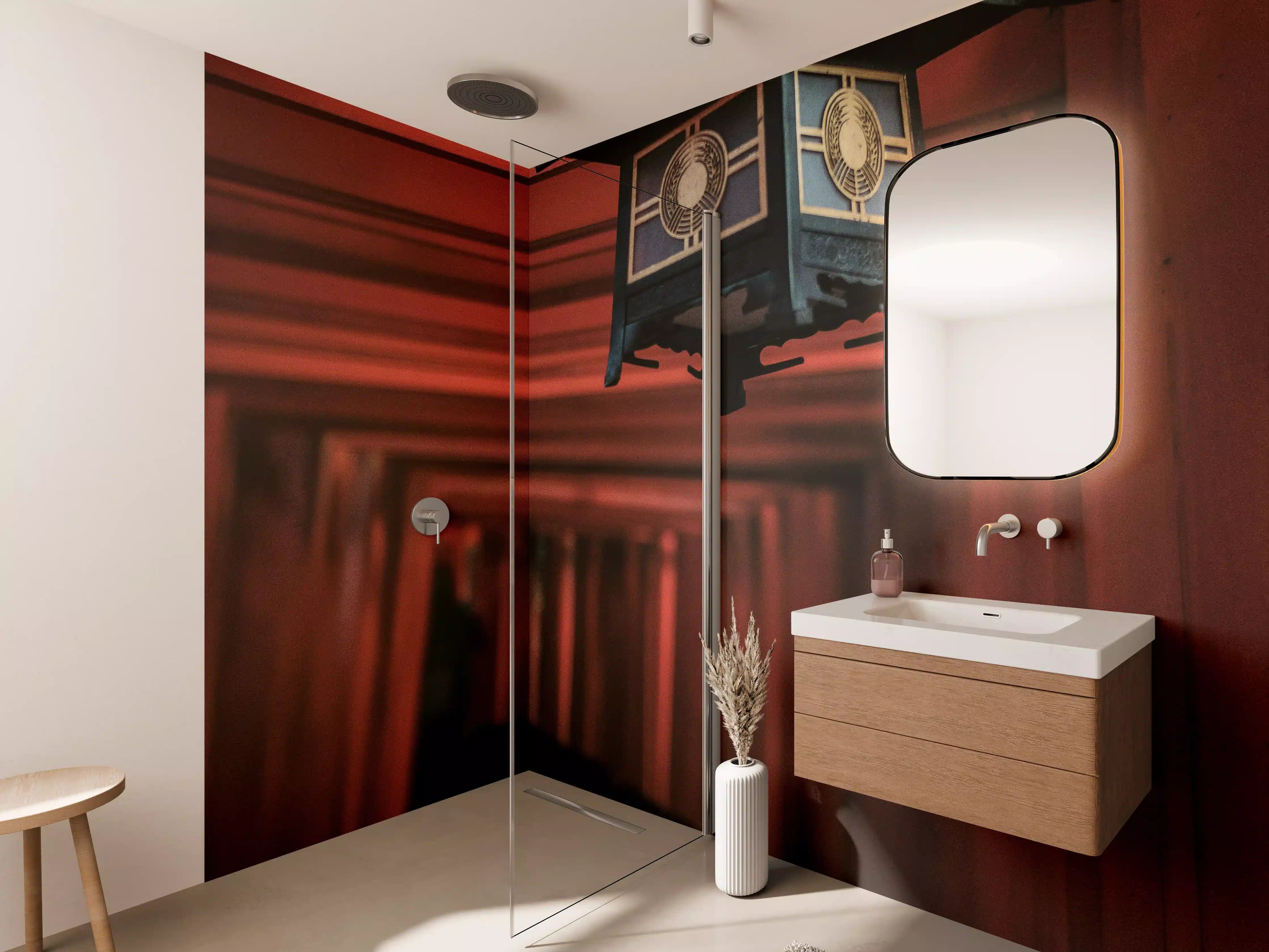 Wandverkleidung Bad - Orientalische Architektur