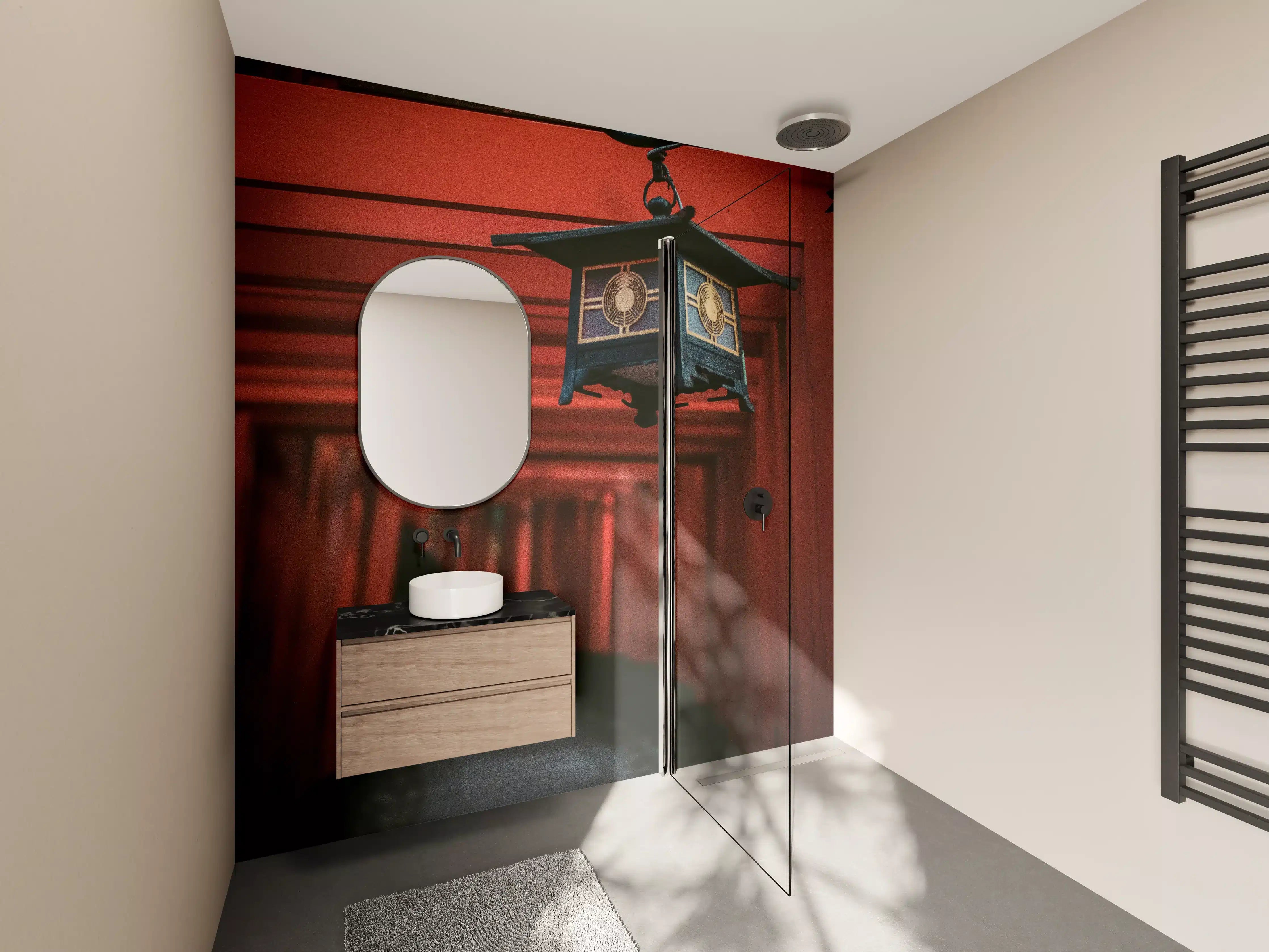 Wandverkleidung Bad - Orientalische Architektur