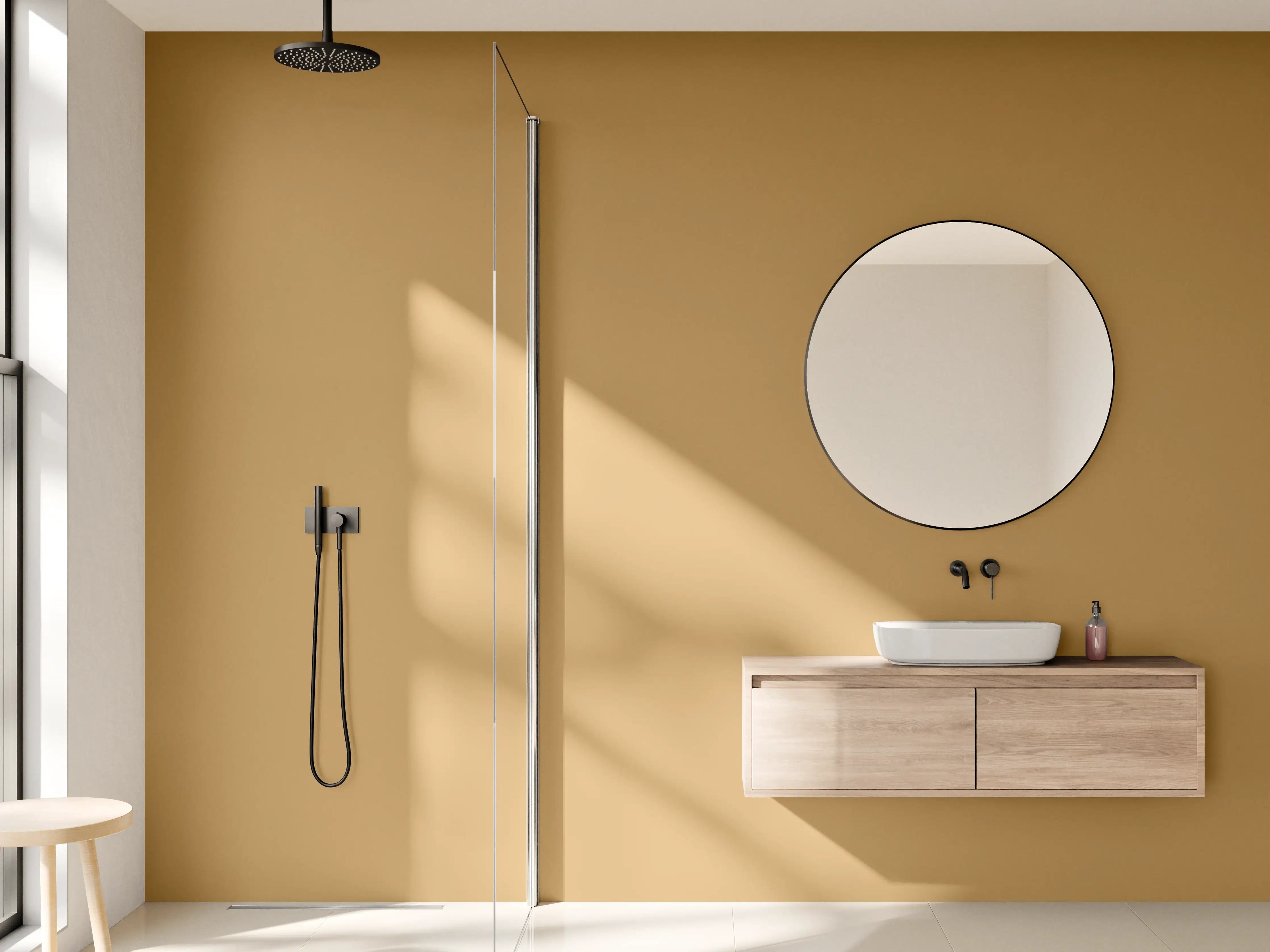 Wandverkleidung Bad - RAL 1011 (Braunbeige)