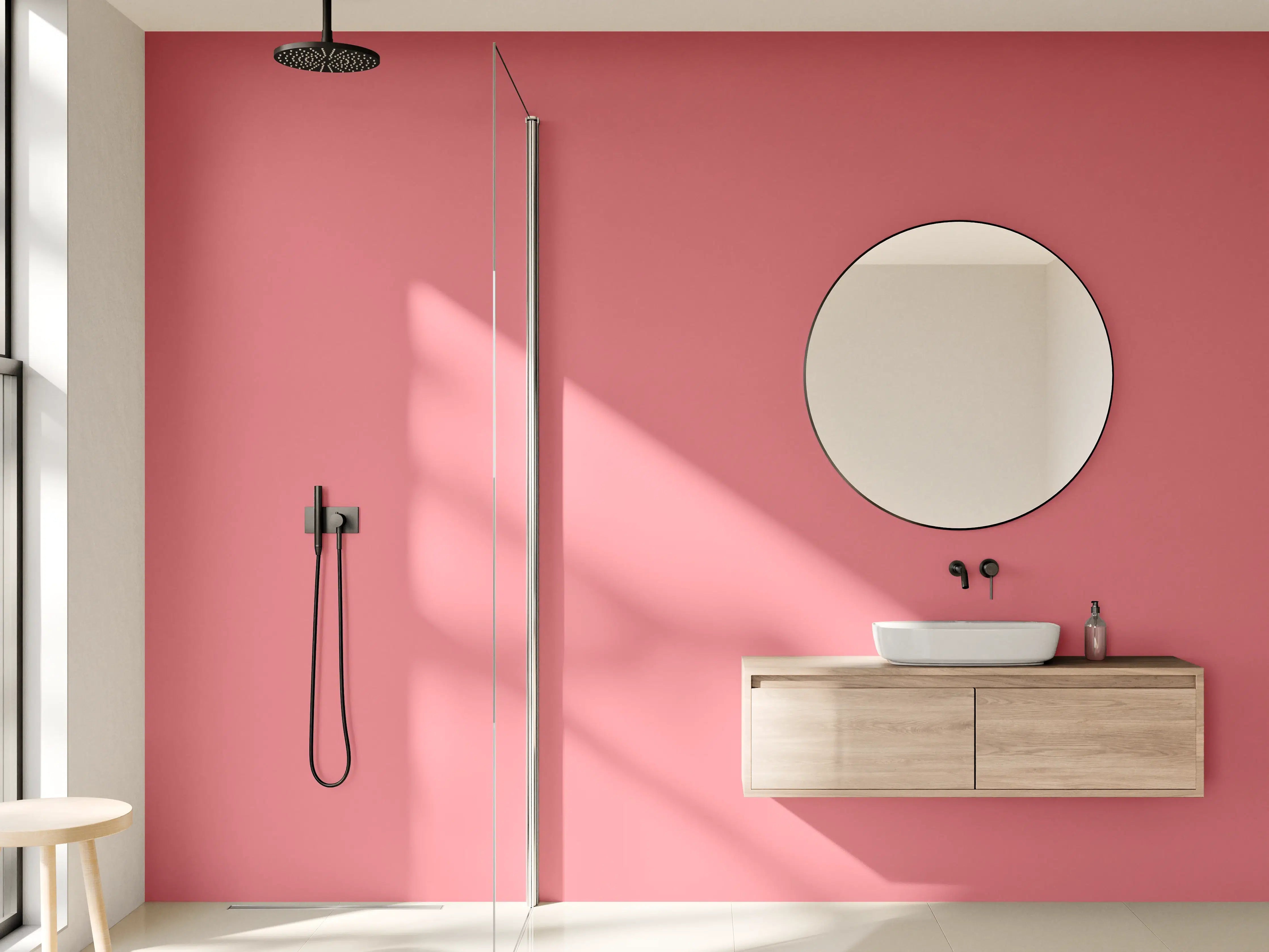Wandverkleidung Bad - RAL 3014 (Altrosa)