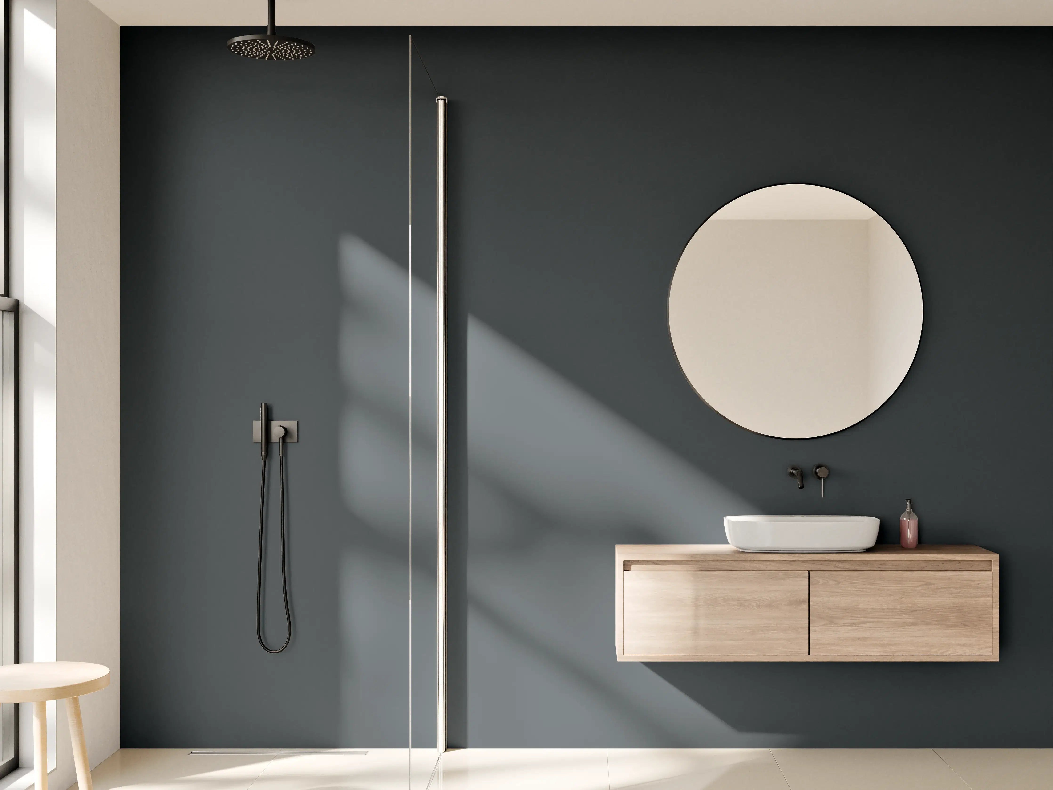 Wandverkleidung Bad - RAL 7016 (Anthrazitgrau)