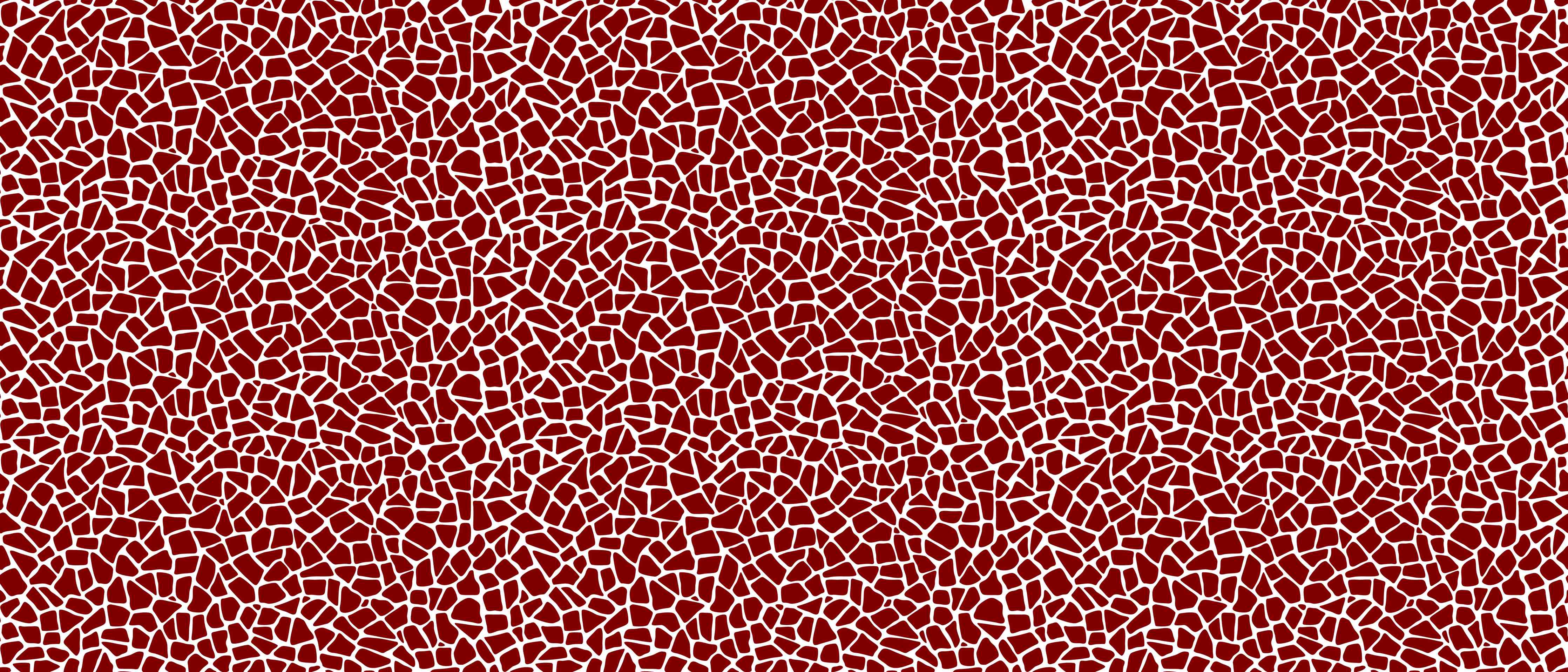 Wandverkleidung Bad-Rote Mosaikstruktur mit organischer Form