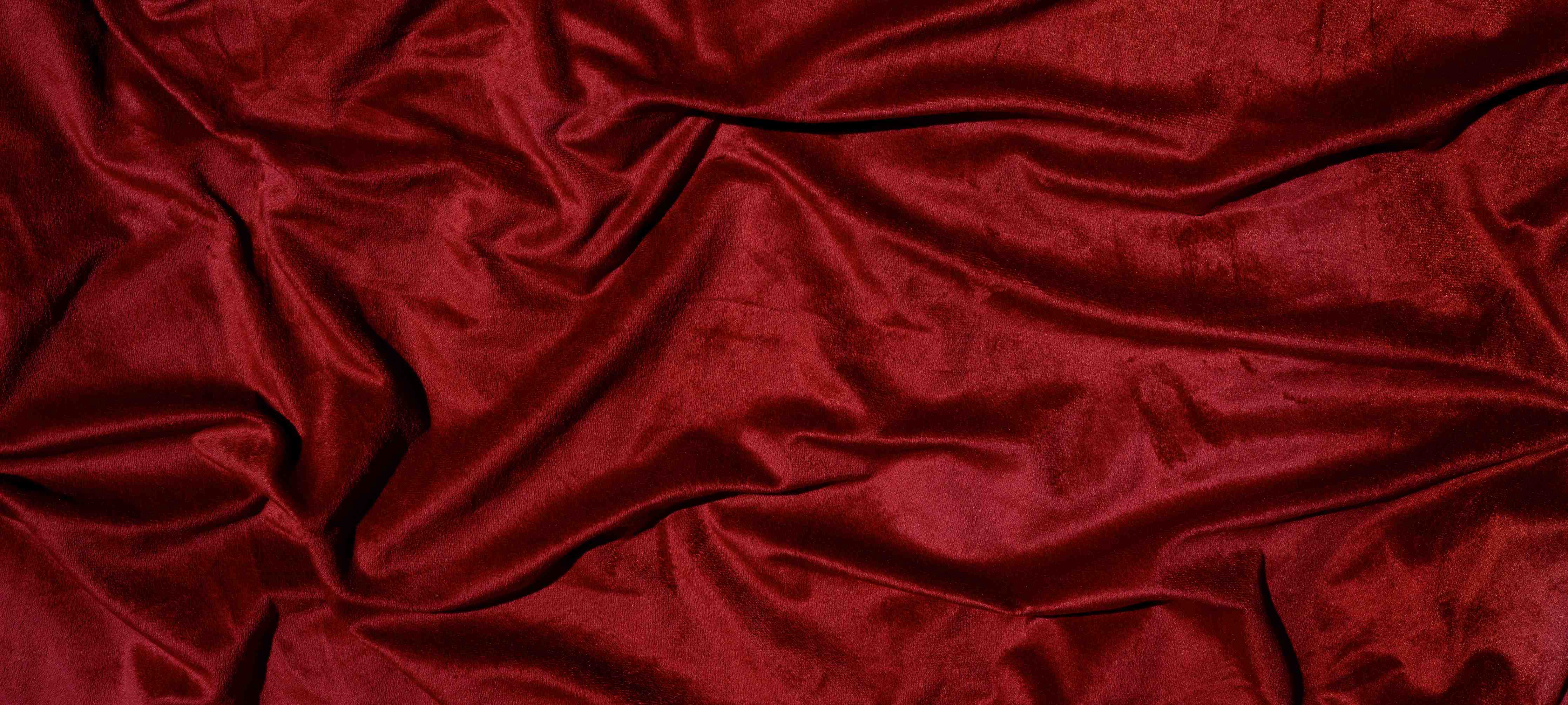 Wandverkleidung Bad-Rote Satin Seide