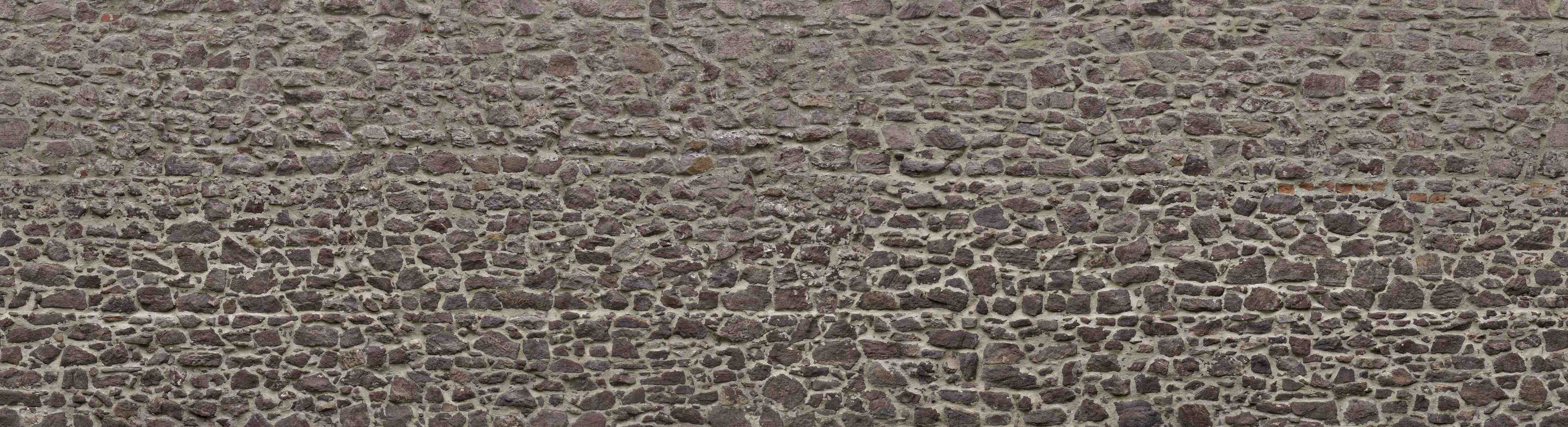 Wandverkleidung Bad-Rustikale Steinmauer in Erdtönen