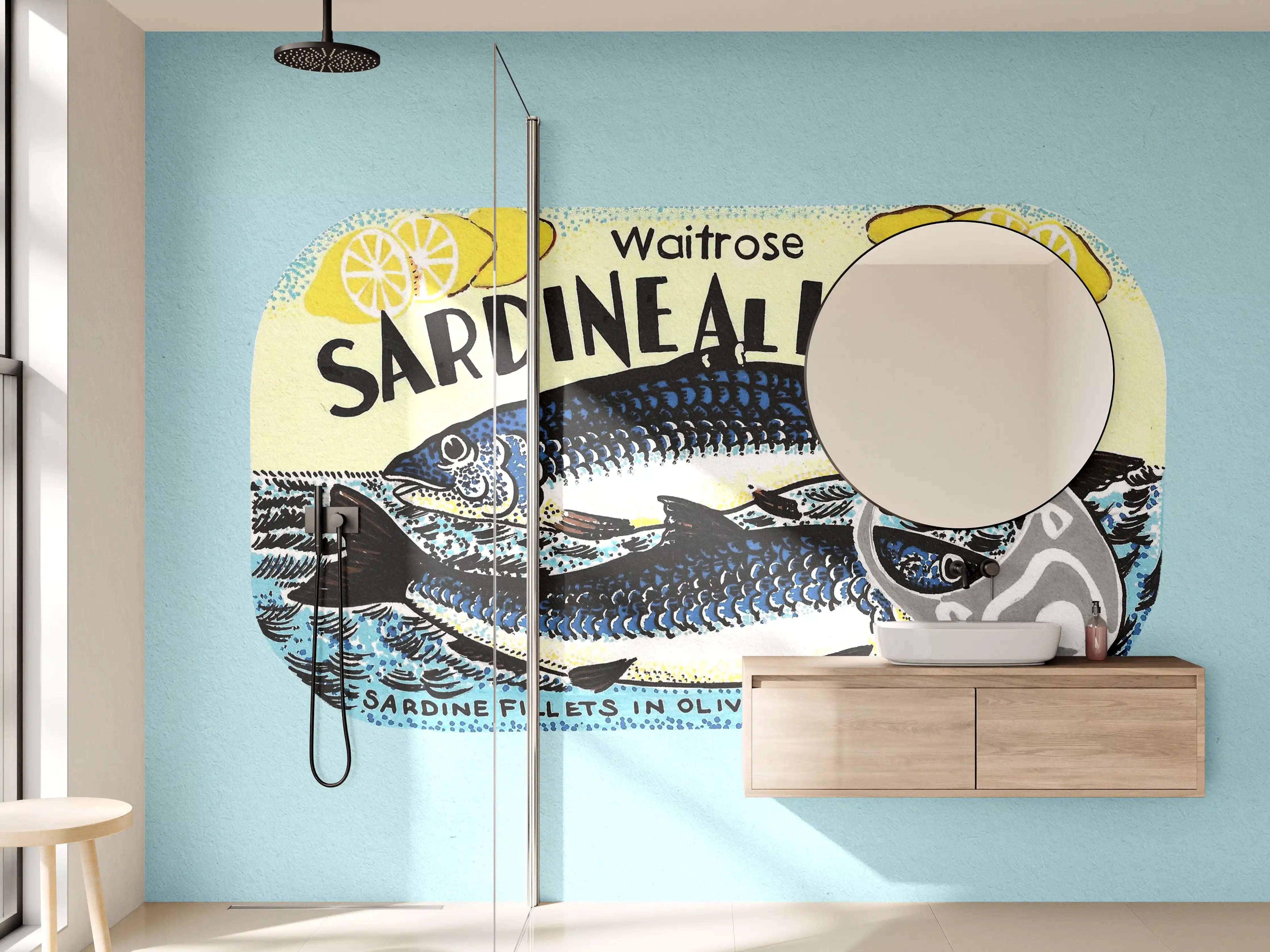 Wandverkleidung Bad - Sardine Al Limone