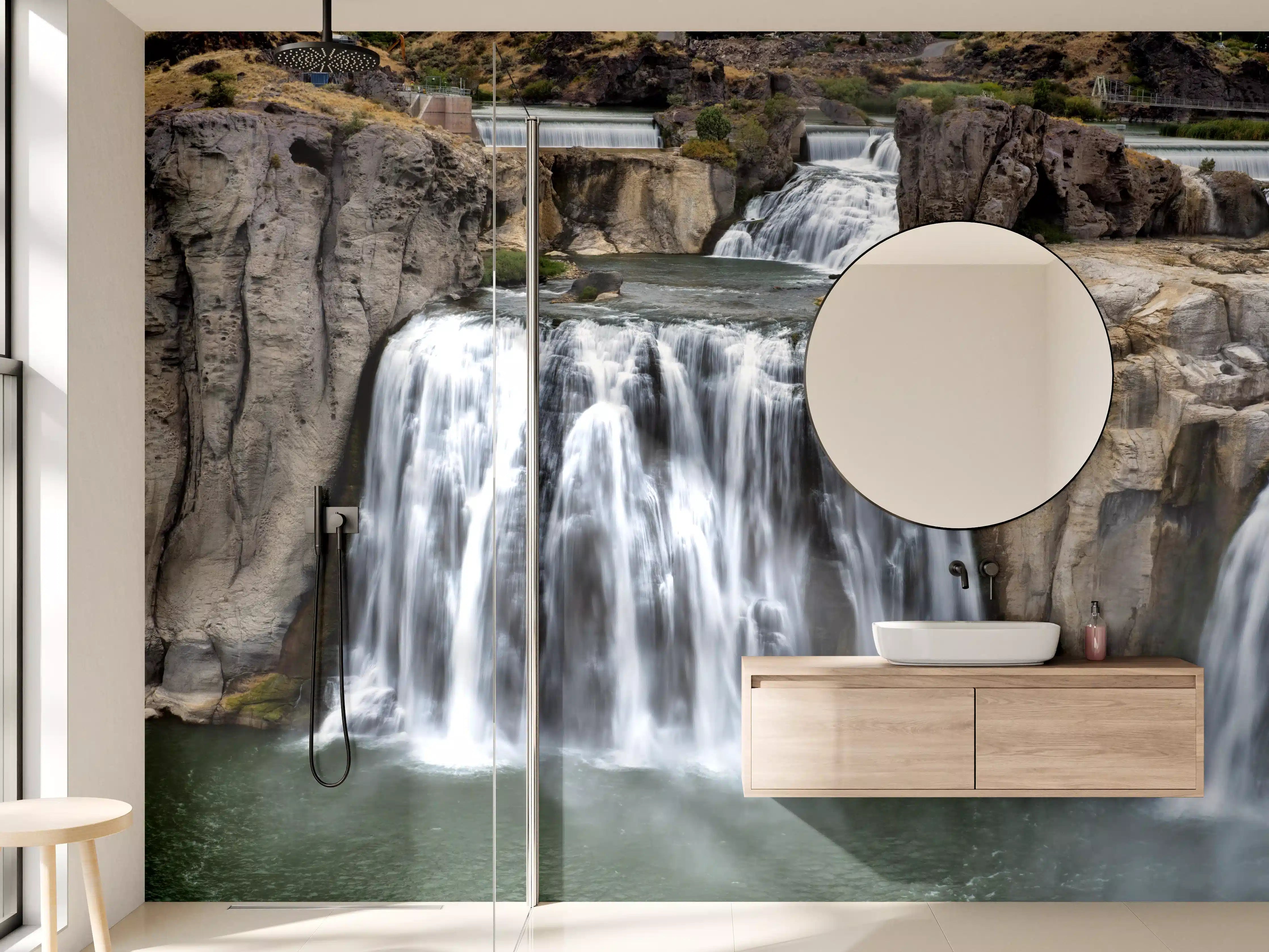 Wandverkleidung Bad - Shoshone Wasserfall