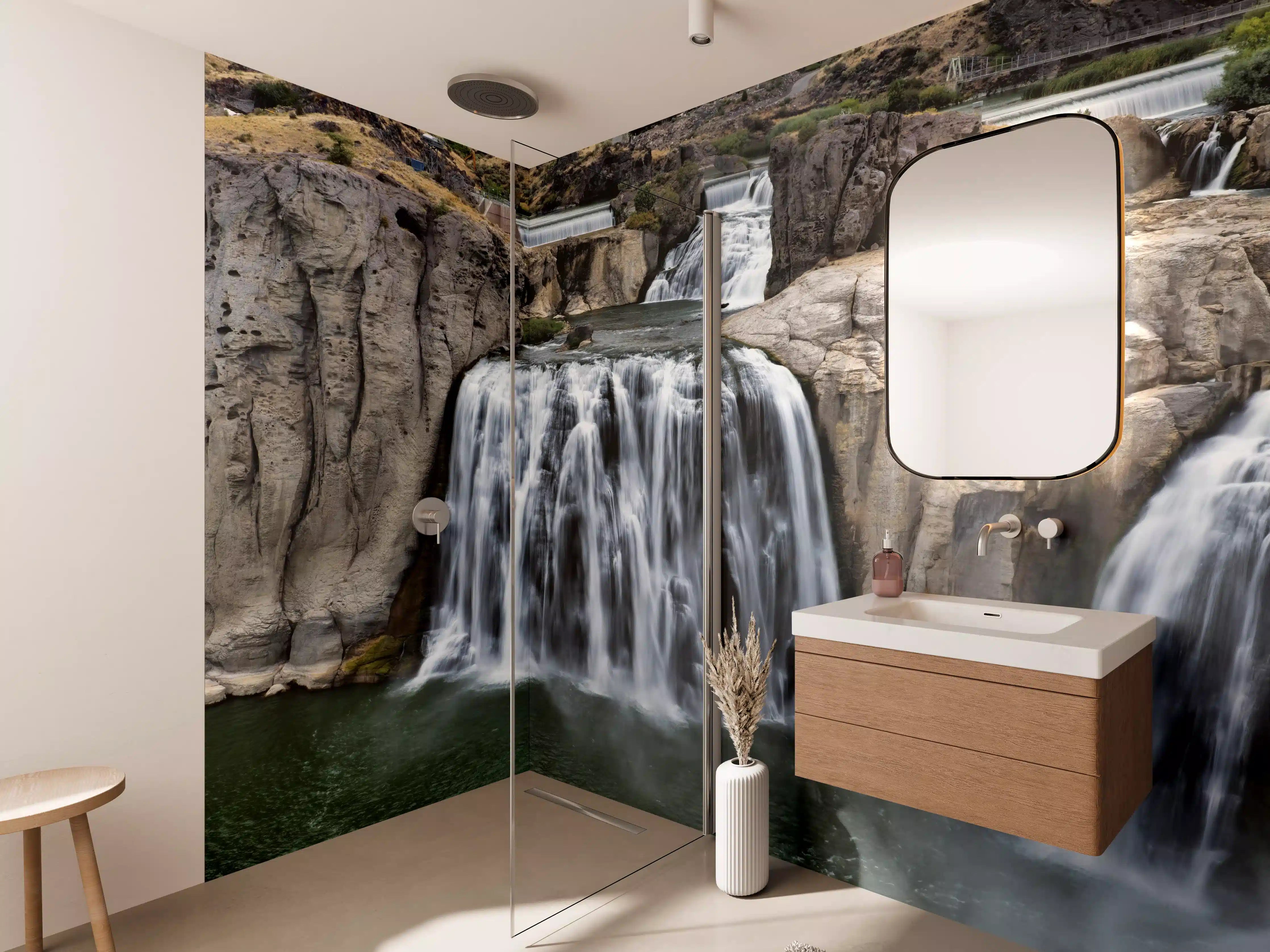 Wandverkleidung Bad - Shoshone Wasserfall
