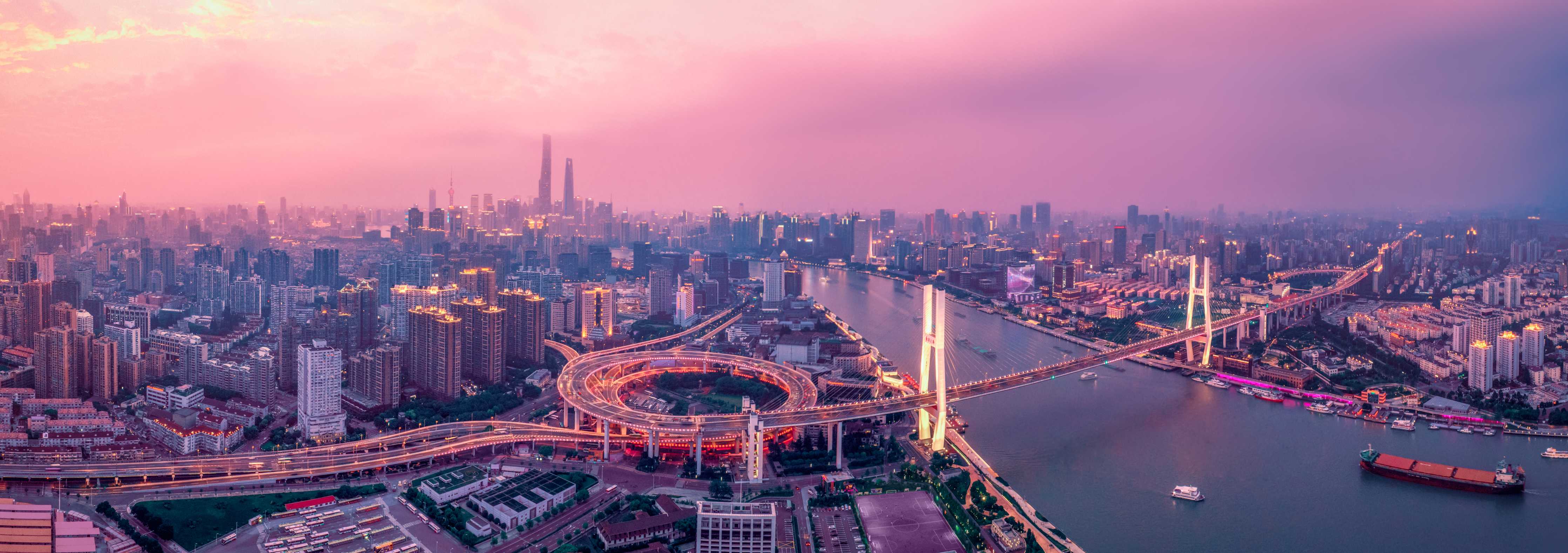 Wandverkleidung Bad-Silhouette im Grau bei Sonnenuntergang