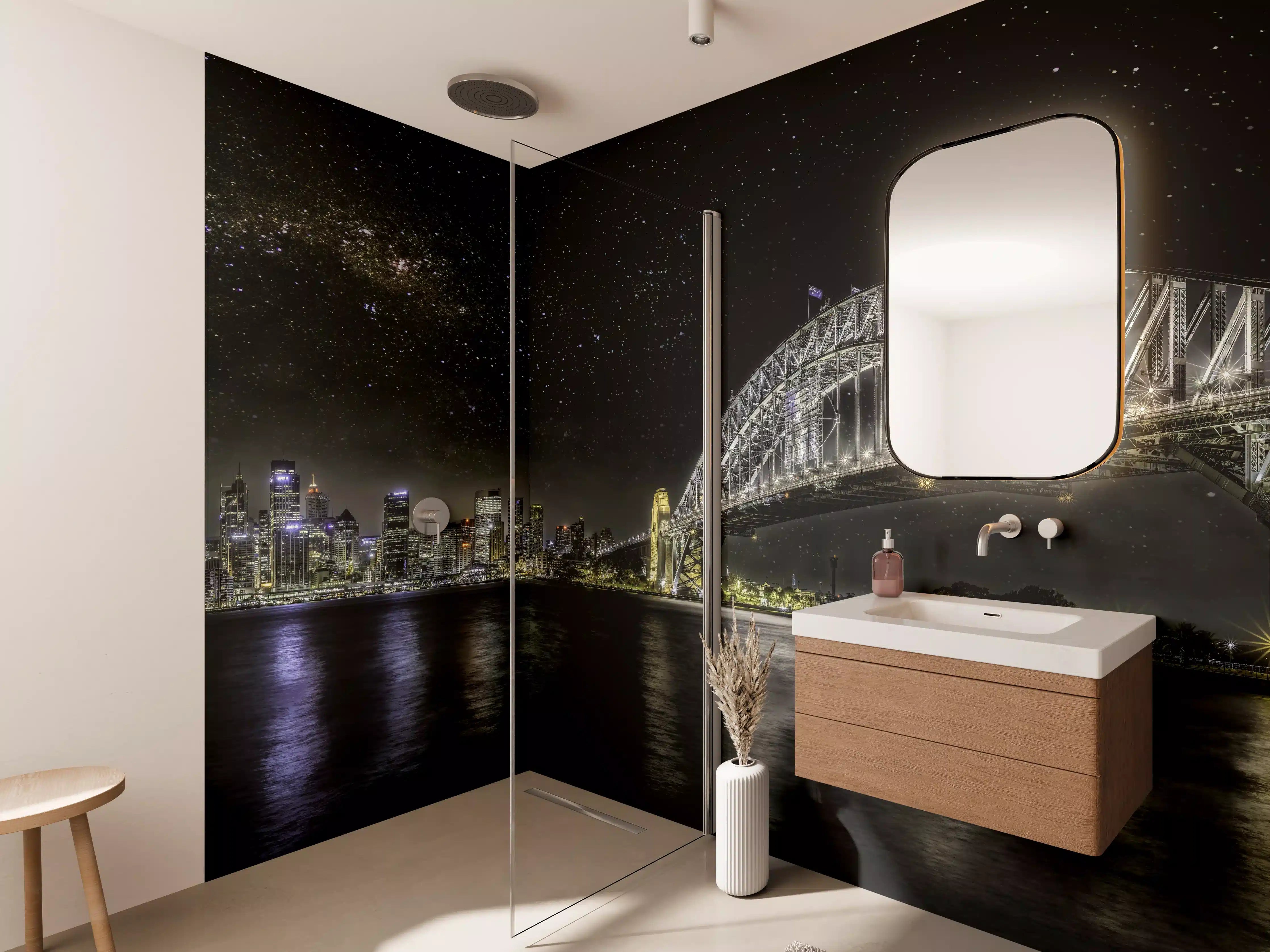 Wandverkleidung Bad - Skyline - Sydney