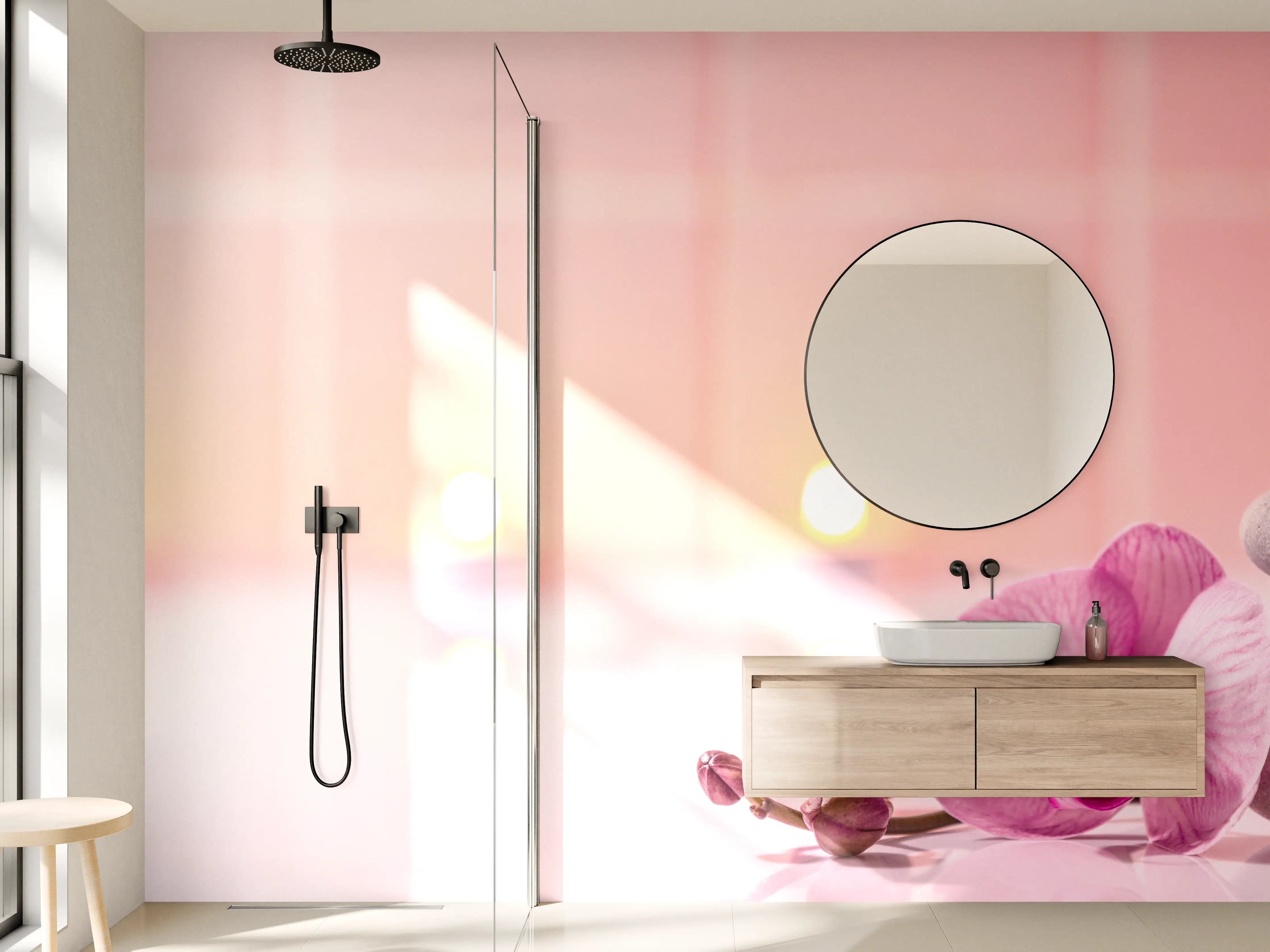 Wandverkleidung Bad - Spa-Stillleben