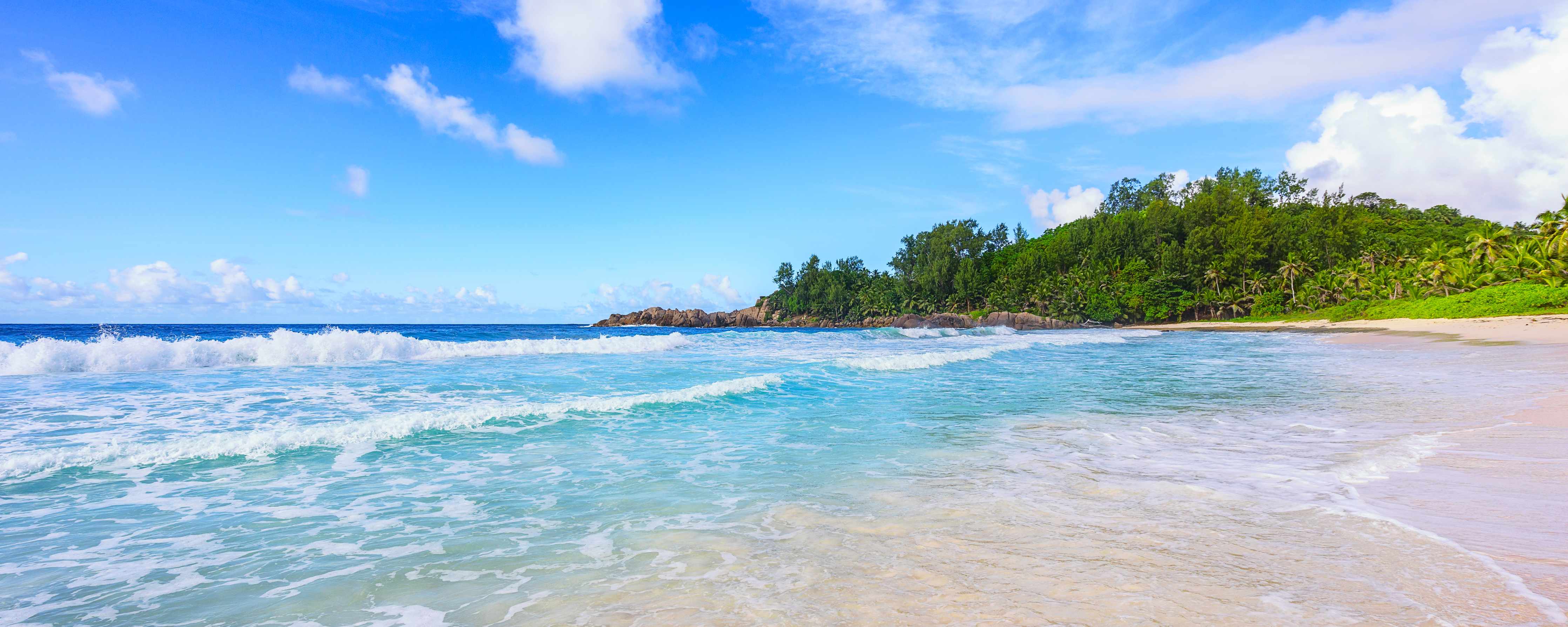 Wandverkleidung Bad-Strand & Meer mit blauer Himmel