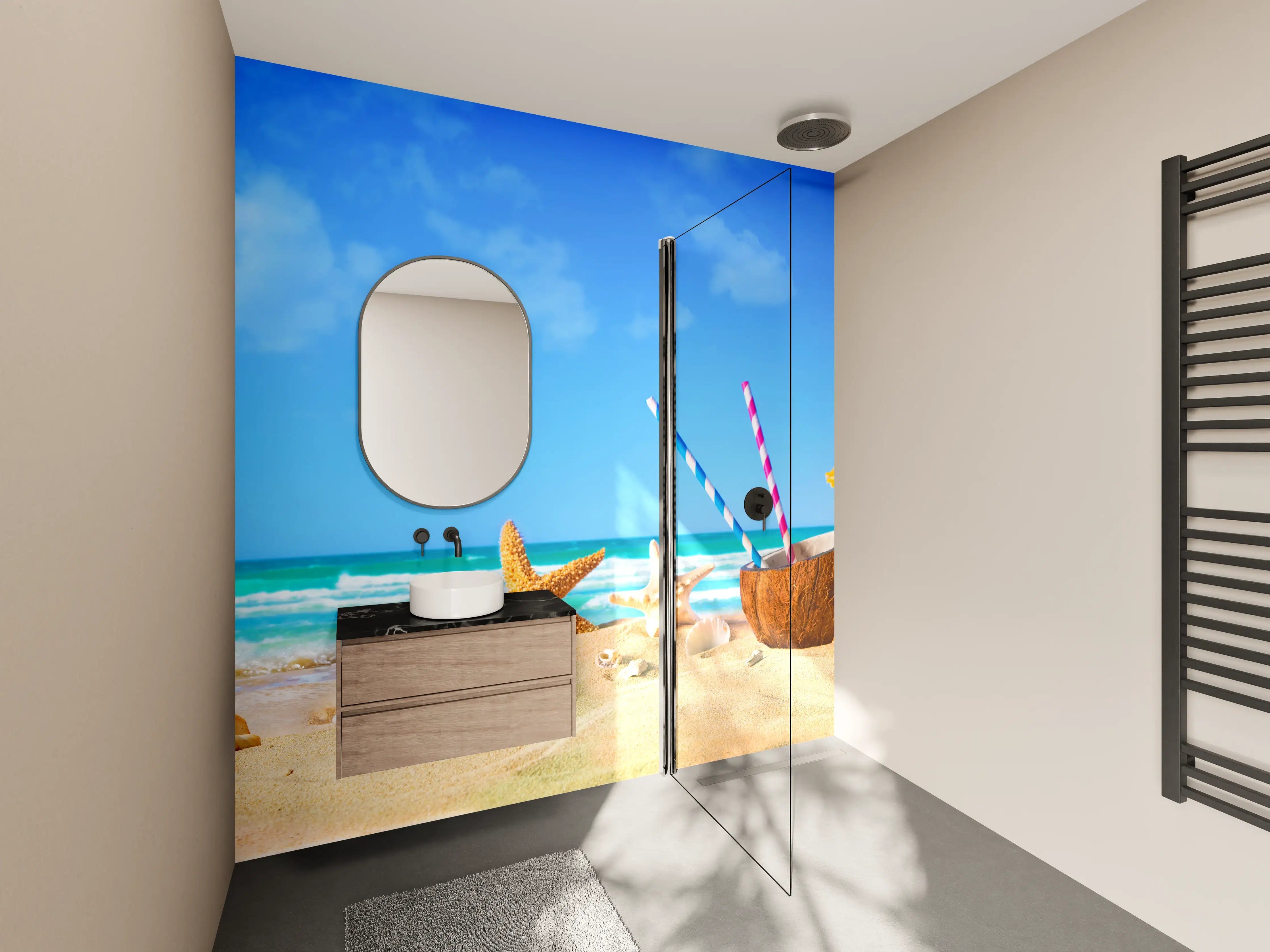 Wandverkleidung Bad - Strandaccesoires