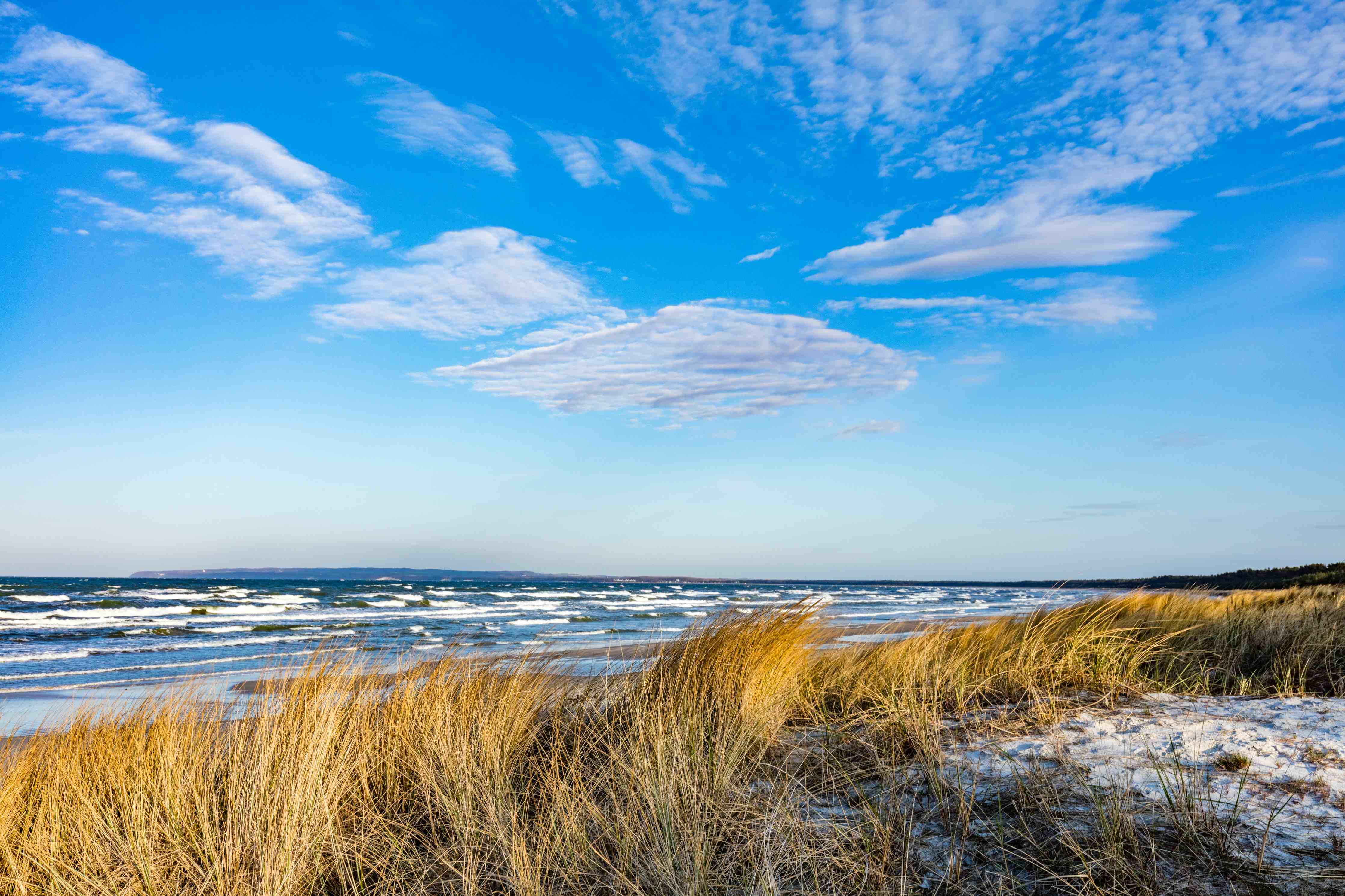 Wandverkleidung Bad-Strandlandschaft bei Sonnenschein