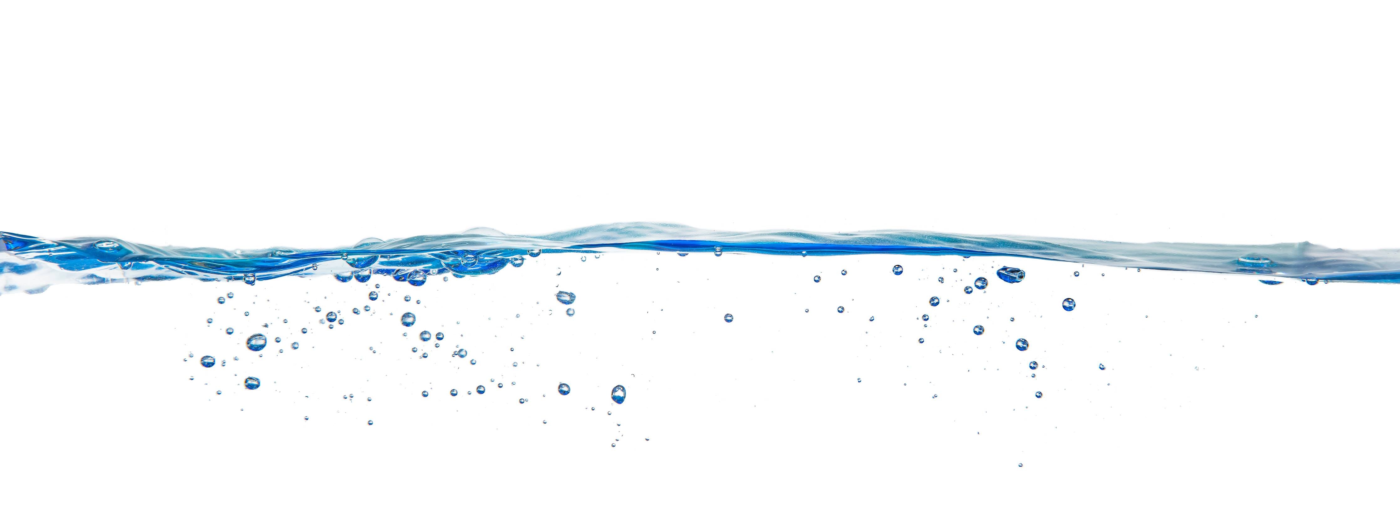 Wandverkleidung Bad-Strömendes Wasser mit Bläschen