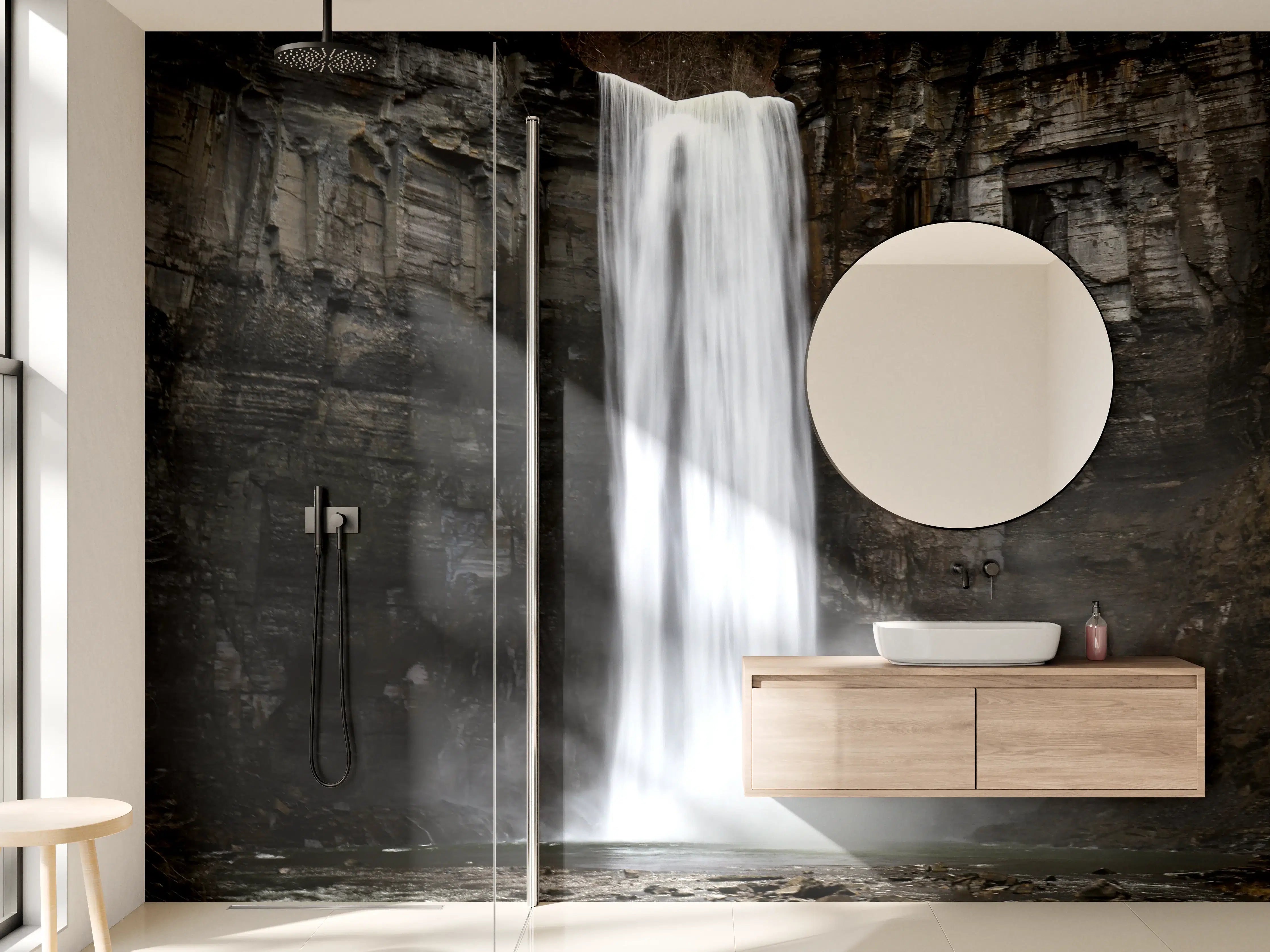 Wandverkleidung Bad - Taughannock Falls in New York