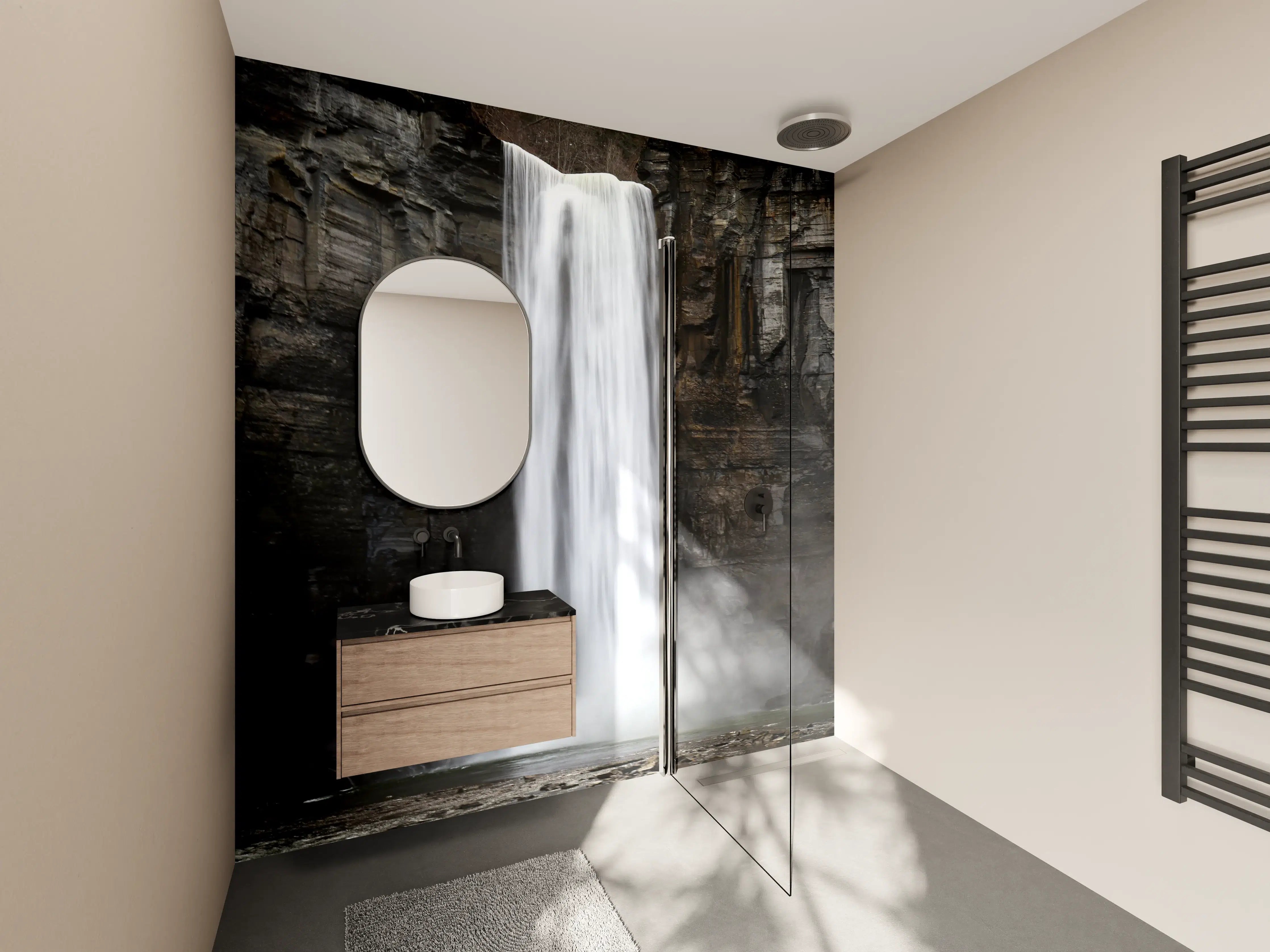 Wandverkleidung Bad - Taughannock Falls in New York