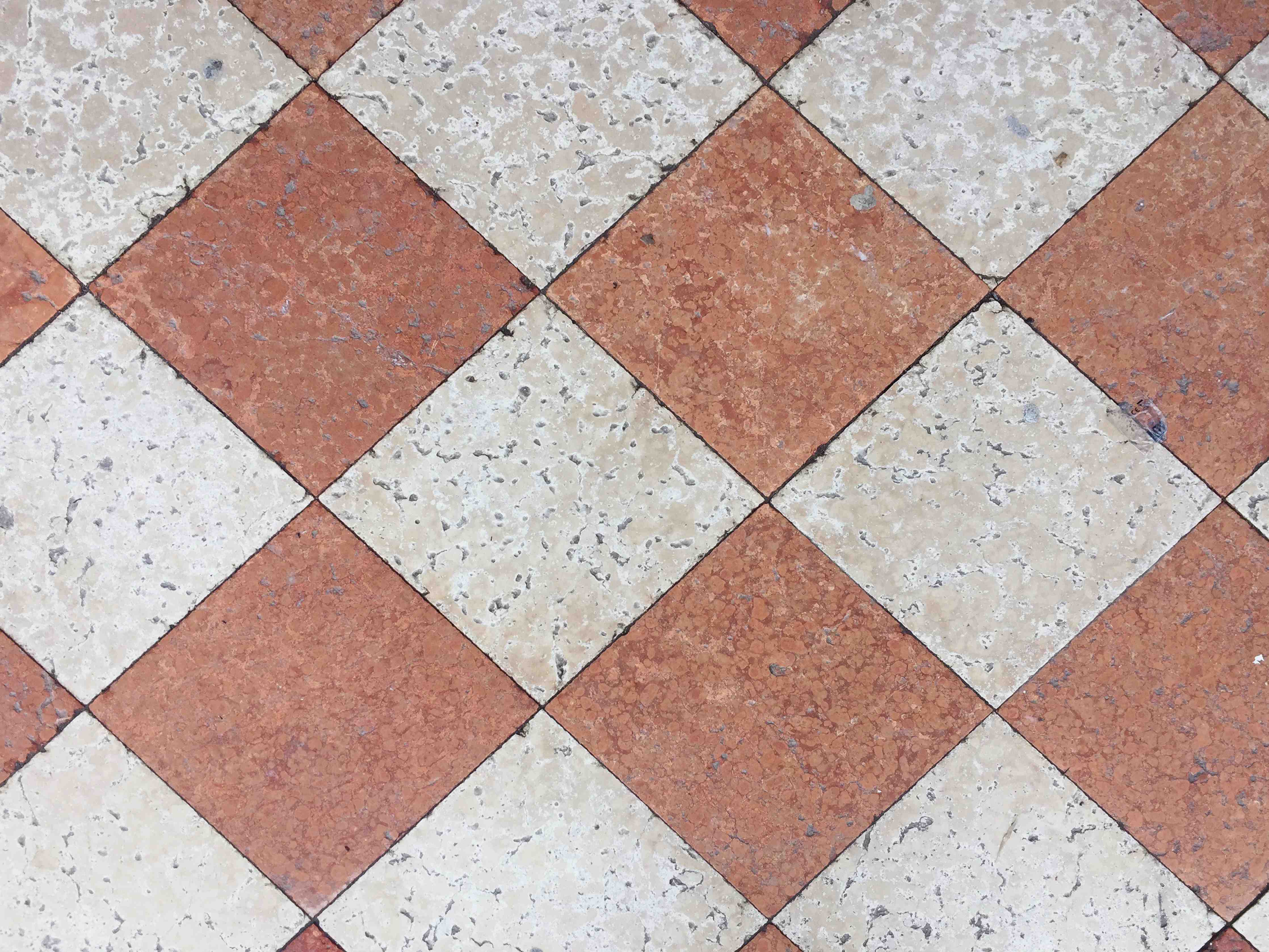 Wandverkleidung Bad-Terrakotta- und Beige-Fliesen mit Textur