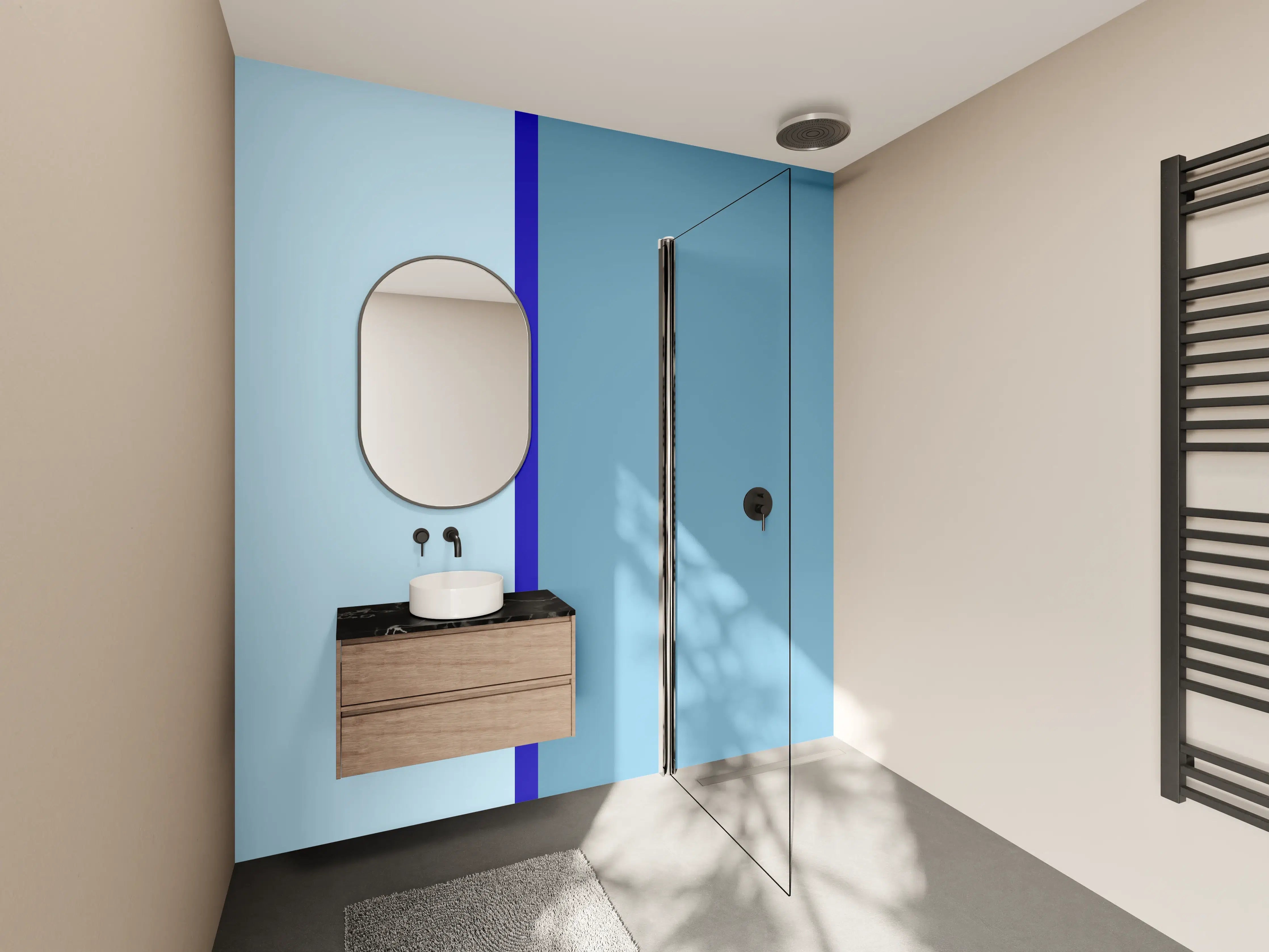 Wandverkleidung Bad - The Blues - Easy Vertical - Ocean