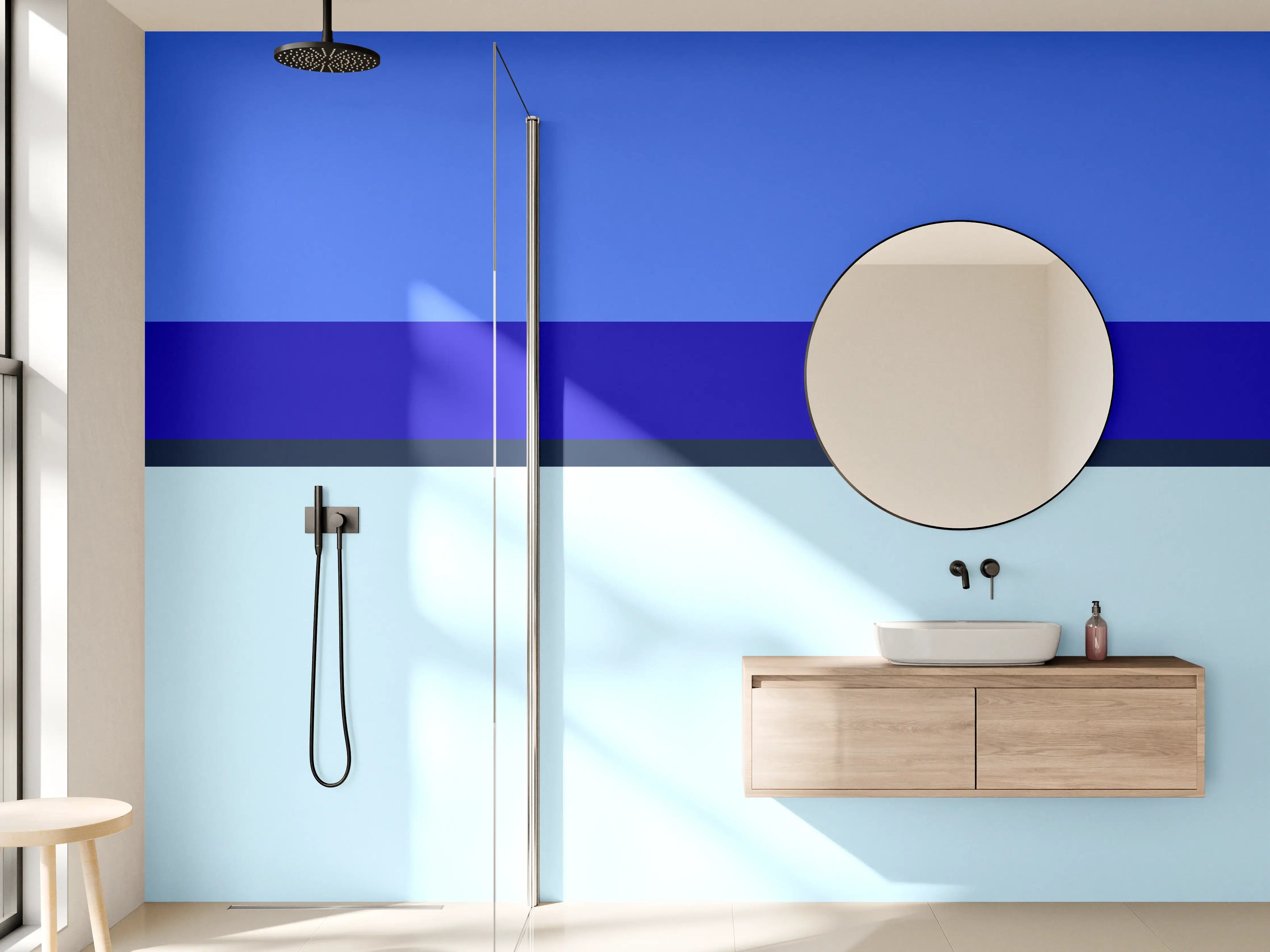 Wandverkleidung Bad - The Blues - Horizontal - Waterfall