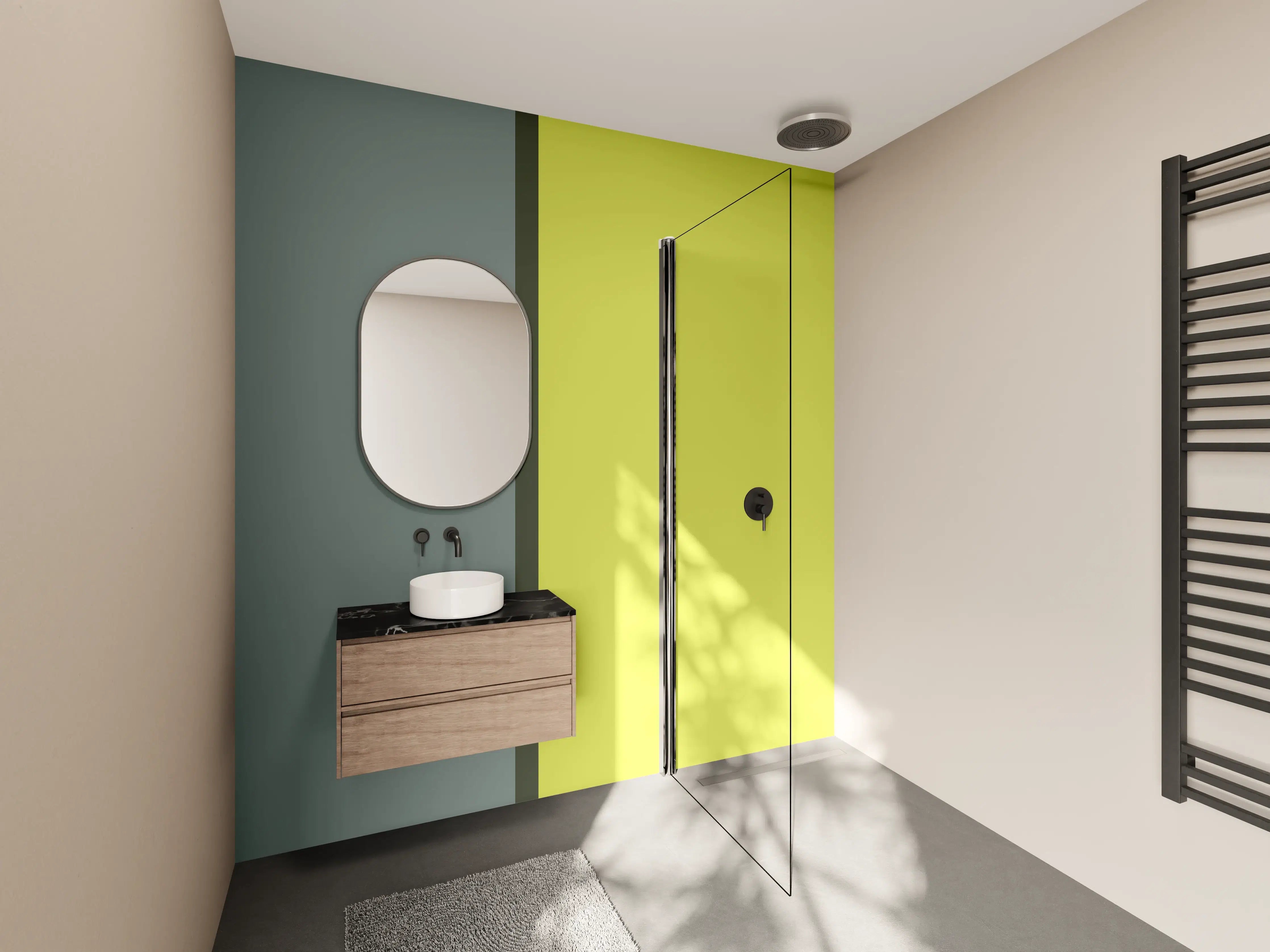 Wandverkleidung Bad - The Greens - Easy Vertical - Matcha