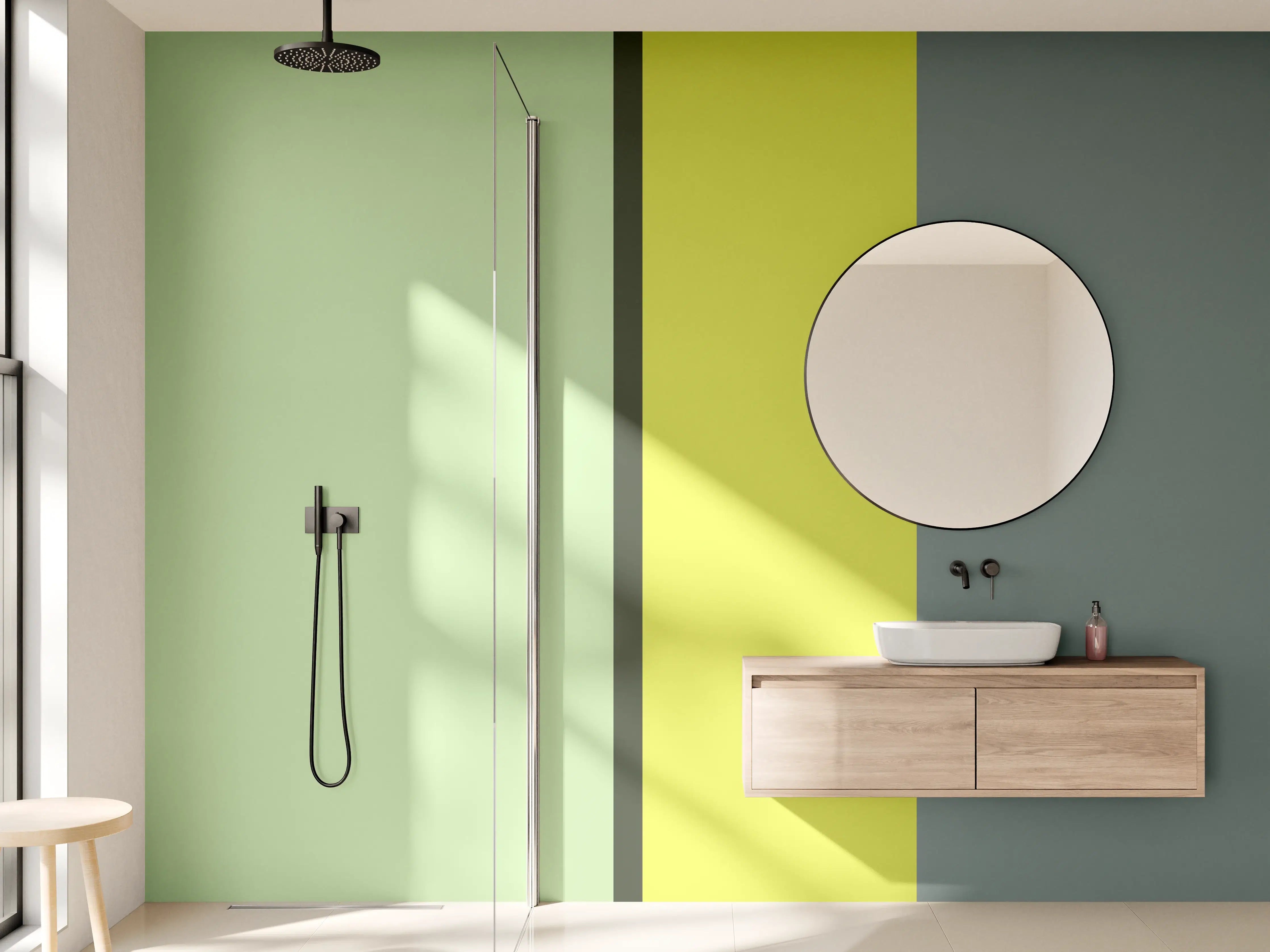 Wandverkleidung Bad - The Greens - Vertical - Matcha