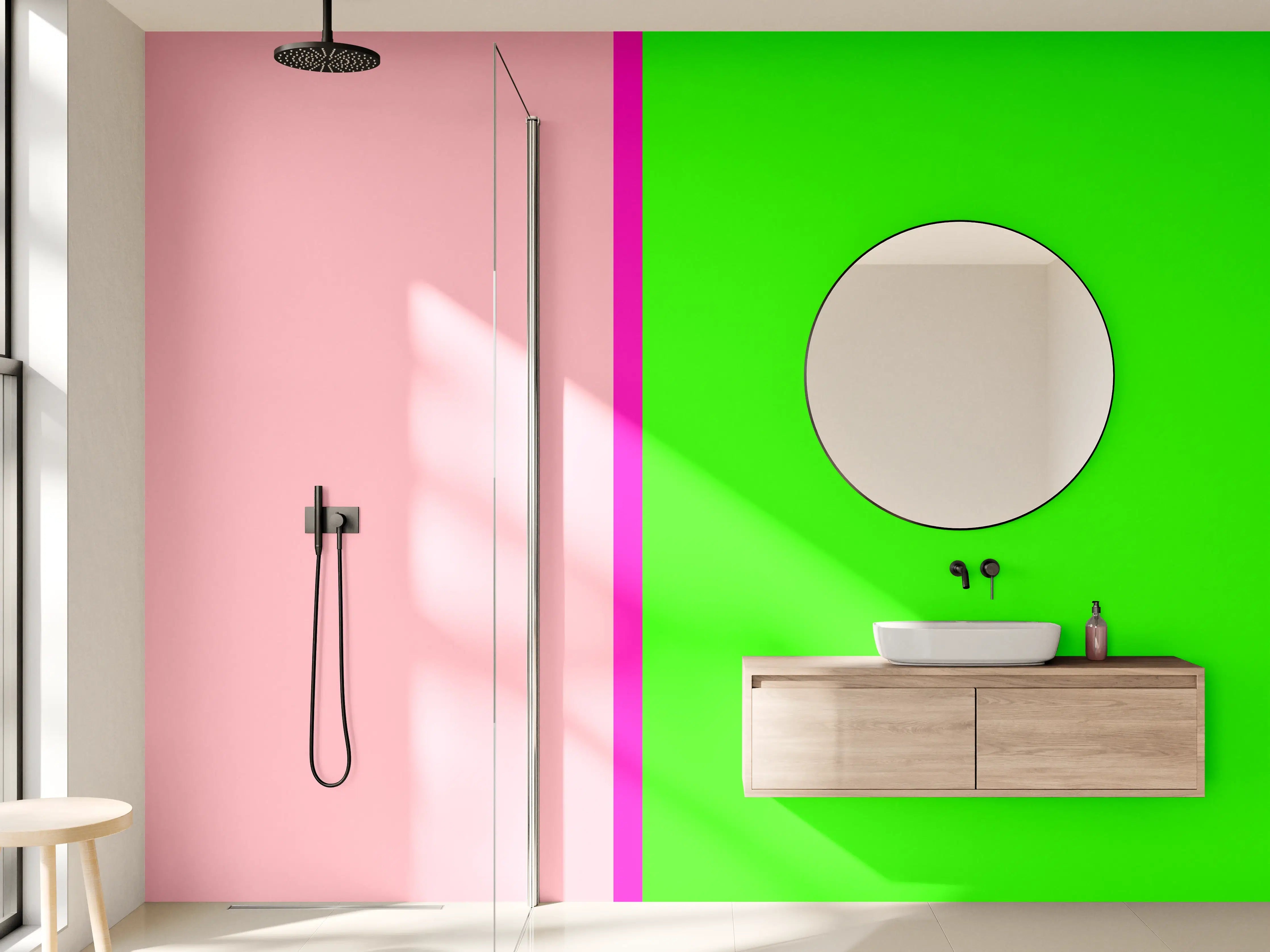 Wandverkleidung Bad - The Neons - Easy Vertikal - Nox