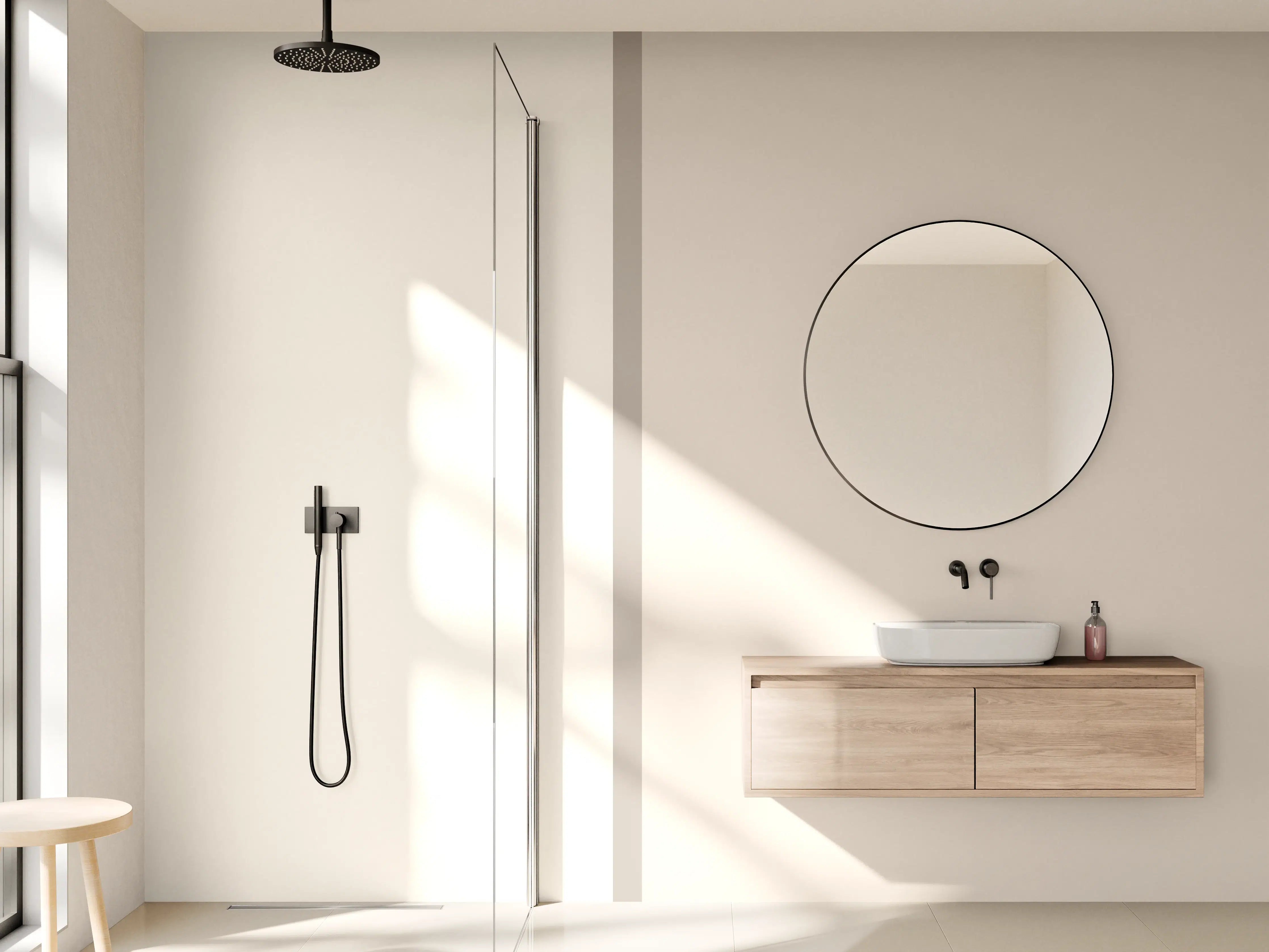 Wandverkleidung Bad - The Nudes - Easy Vertikal - Caramel