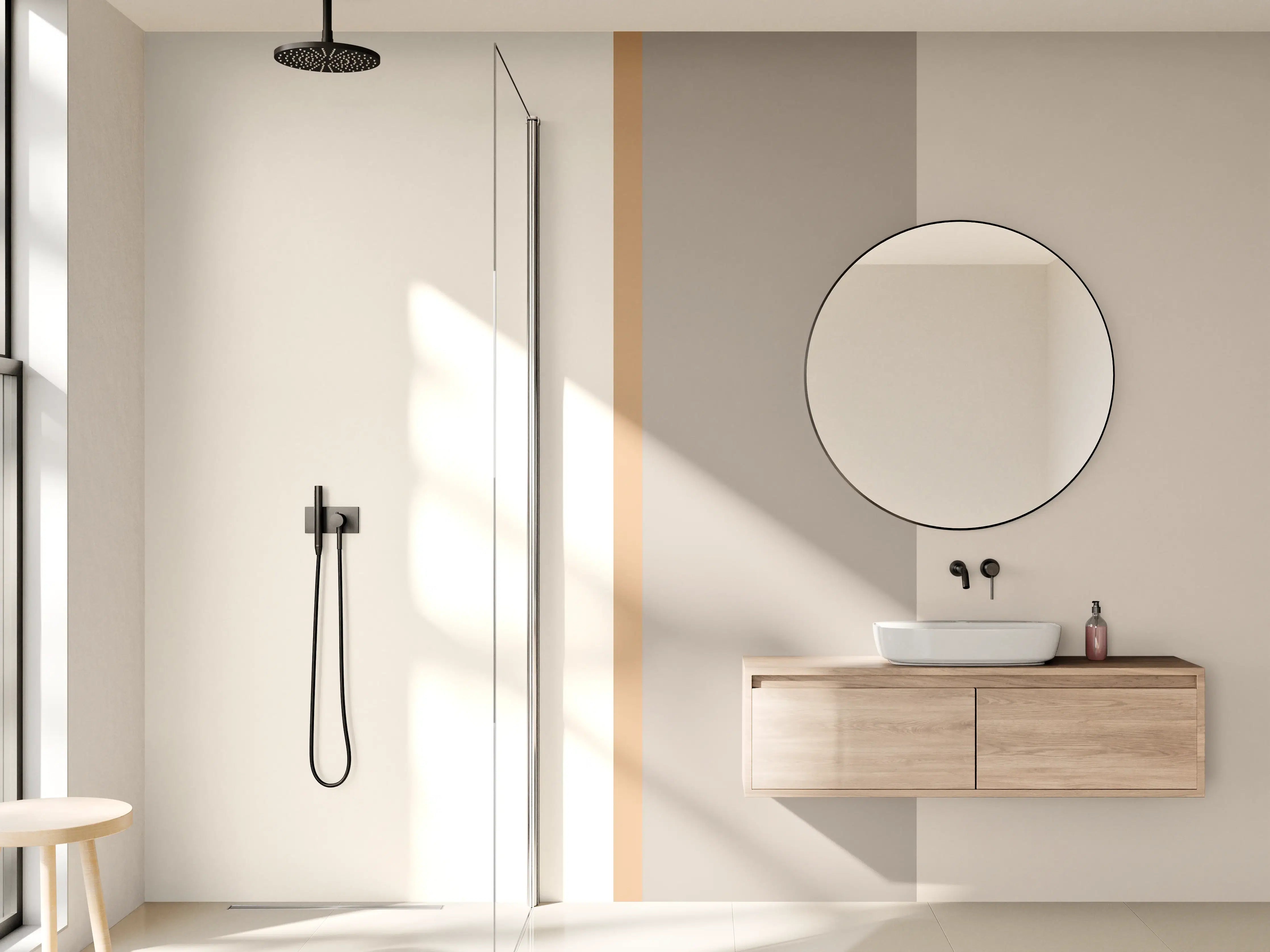 Wandverkleidung Bad - The Nudes - Vertikal - Caramel