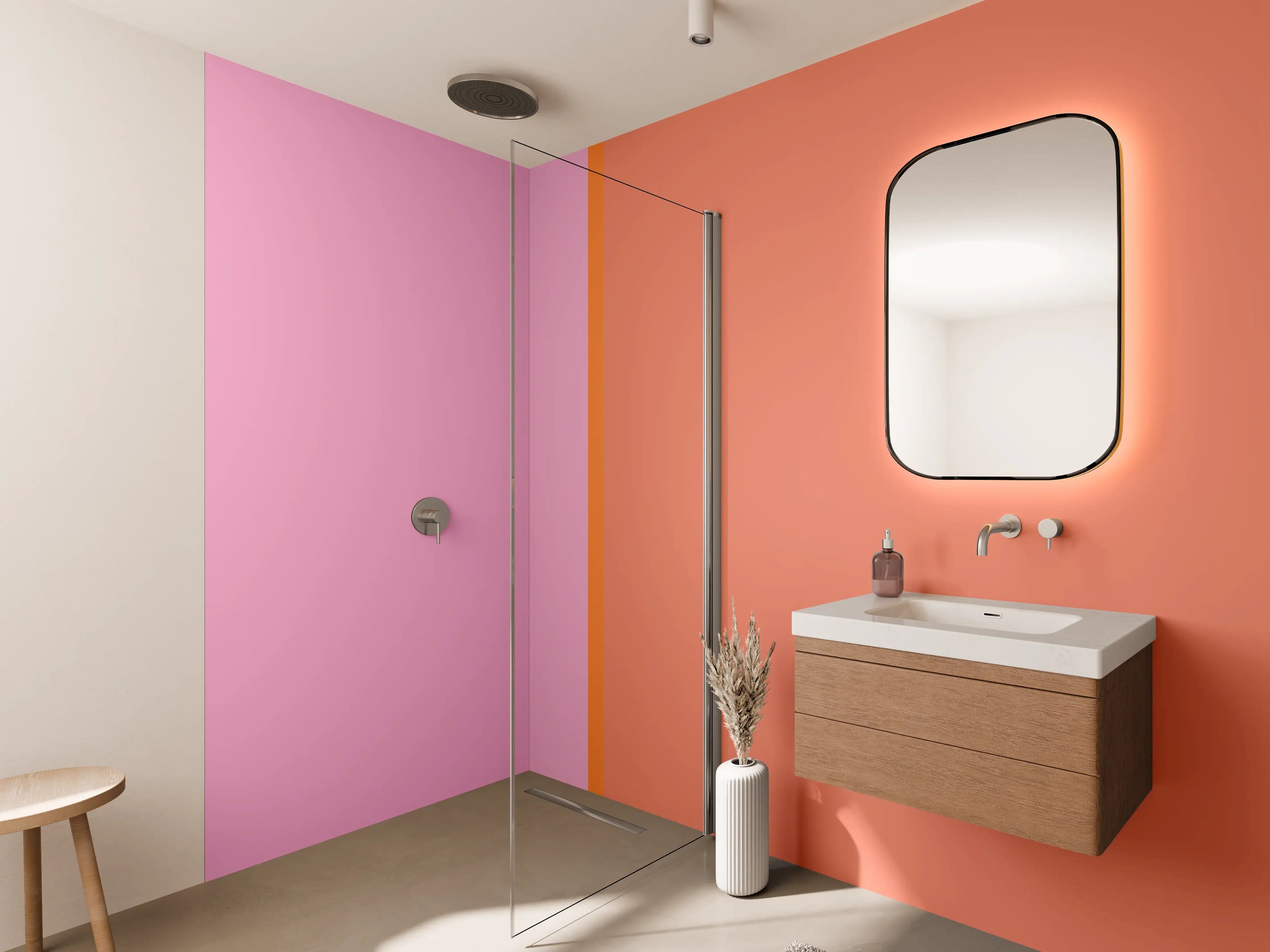Wandverkleidung Bad - The Oranges - Easy Vertical - Coral