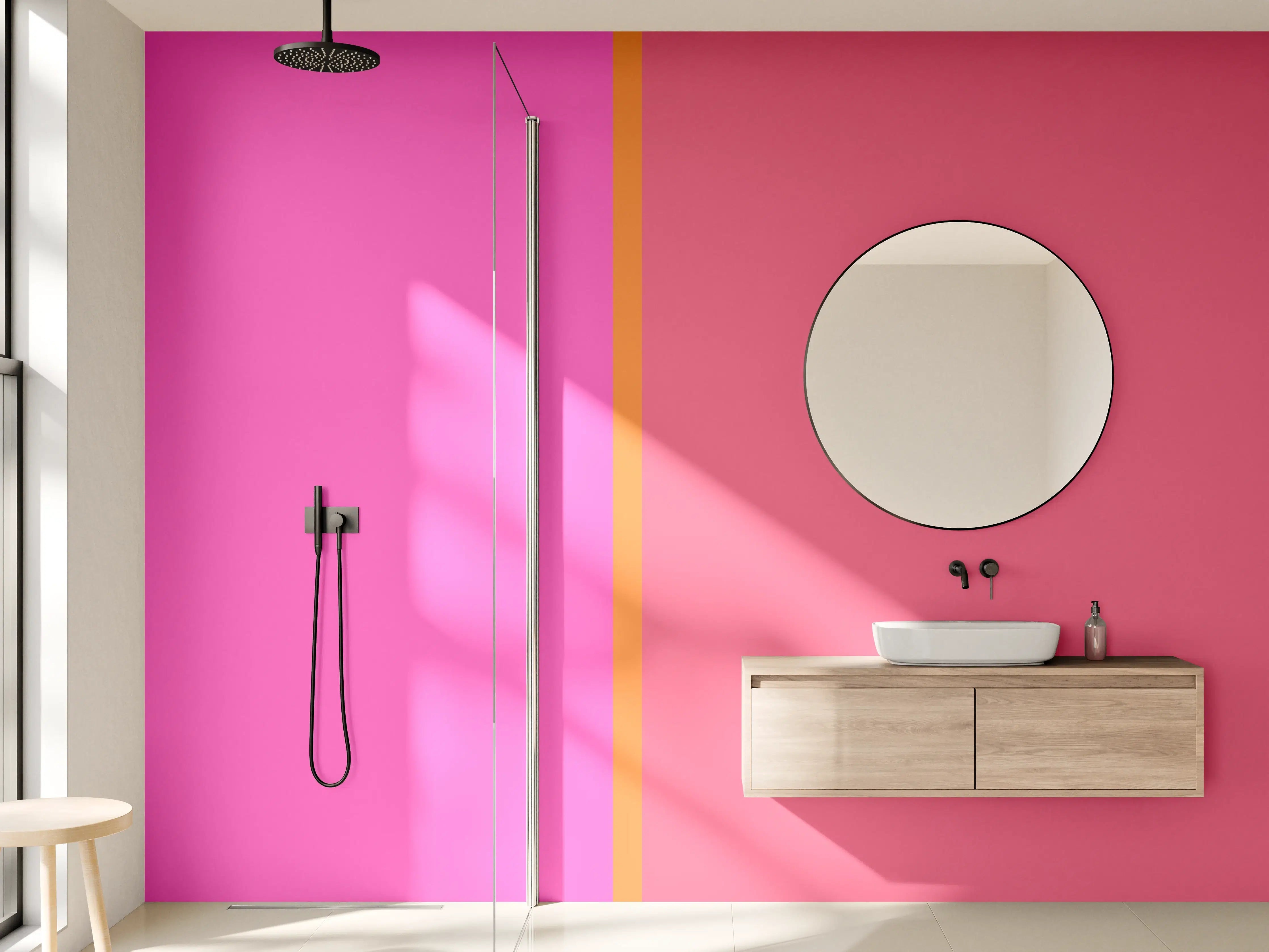 Wandverkleidung Bad - The Oranges - Easy Vertical - Fuchsia