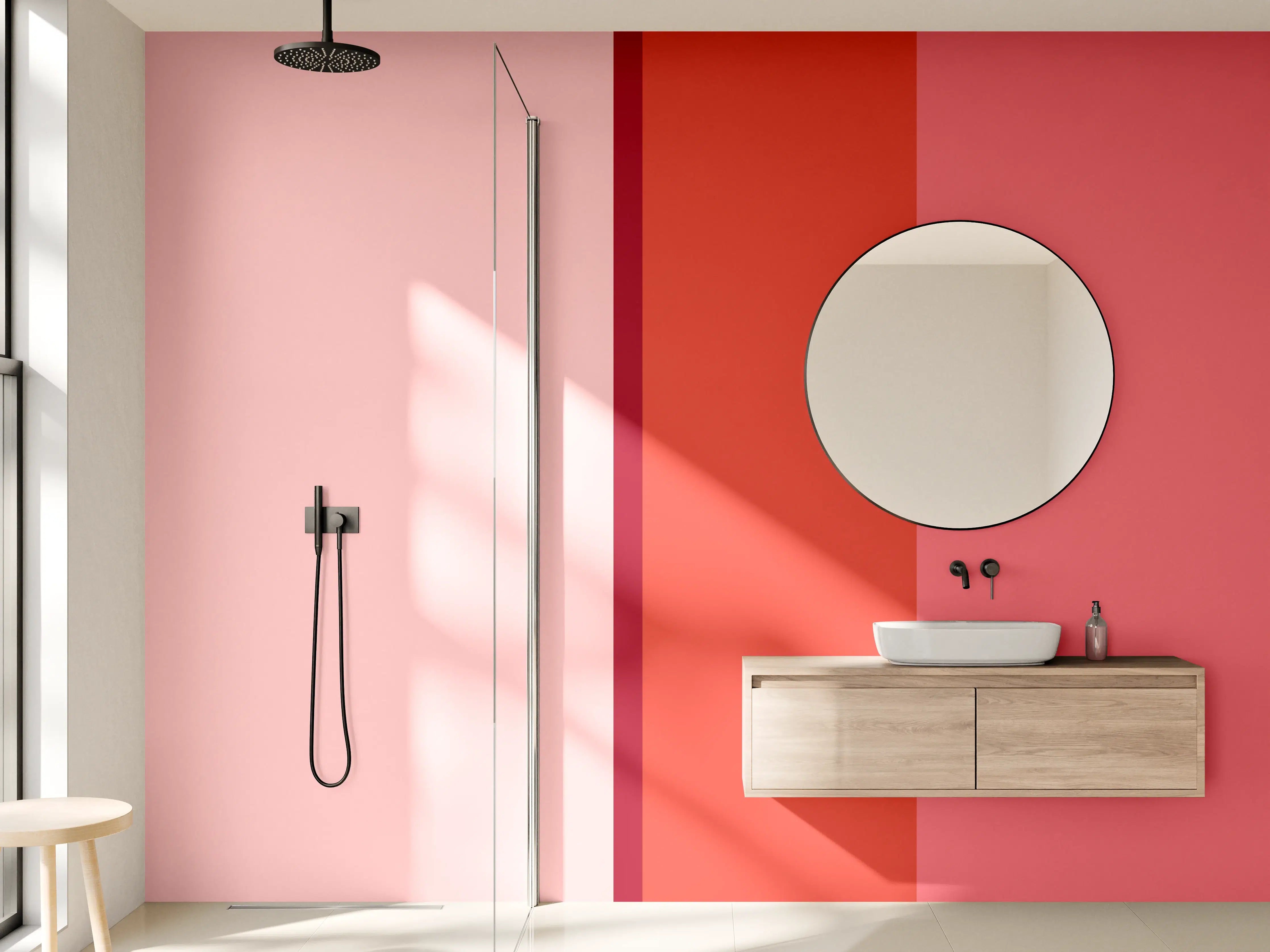 Wandverkleidung Bad - The Reds - Vertical - Tomato