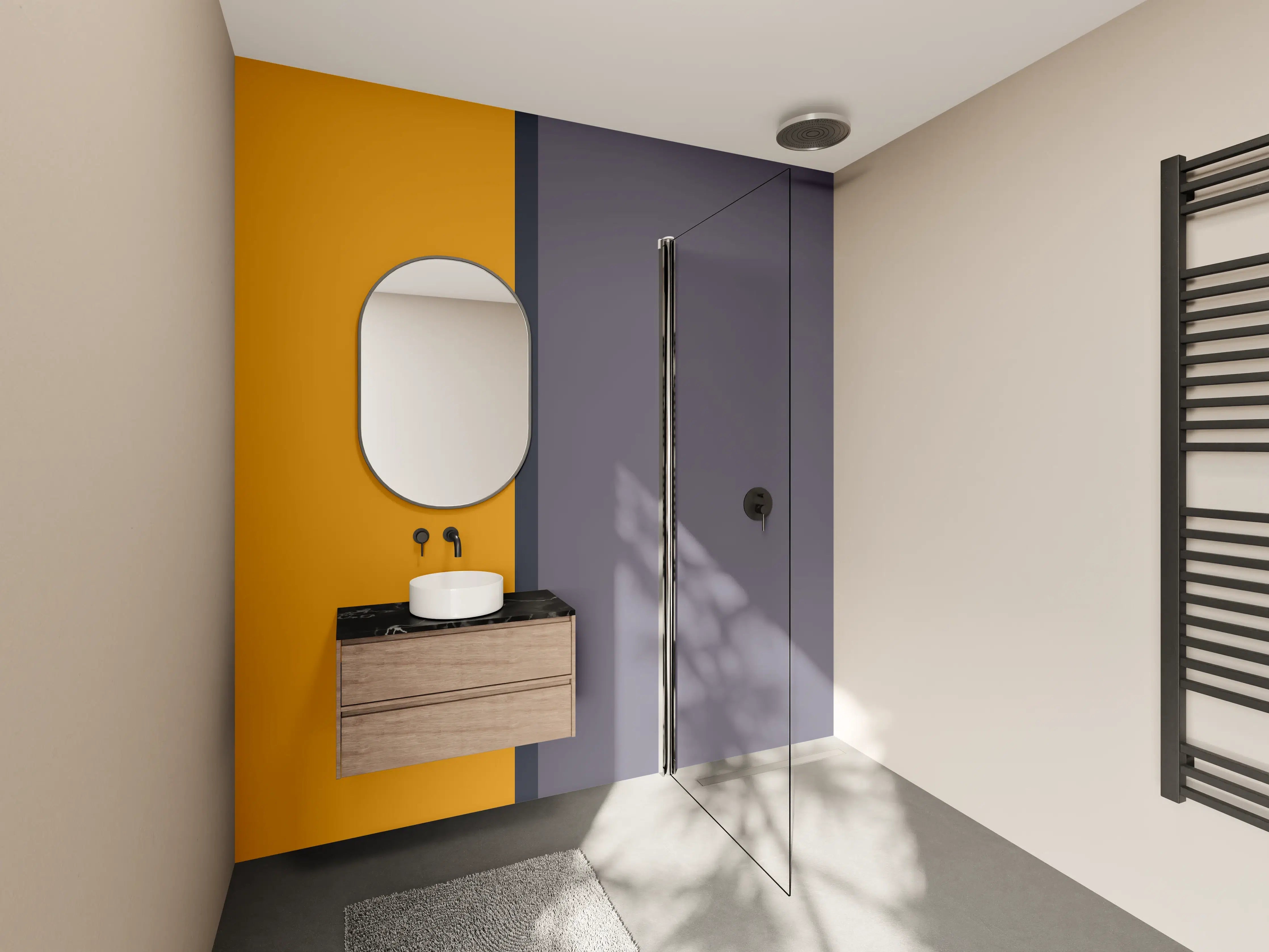 Wandverkleidung Bad - The Retros - Easy Vertikal - Cersai