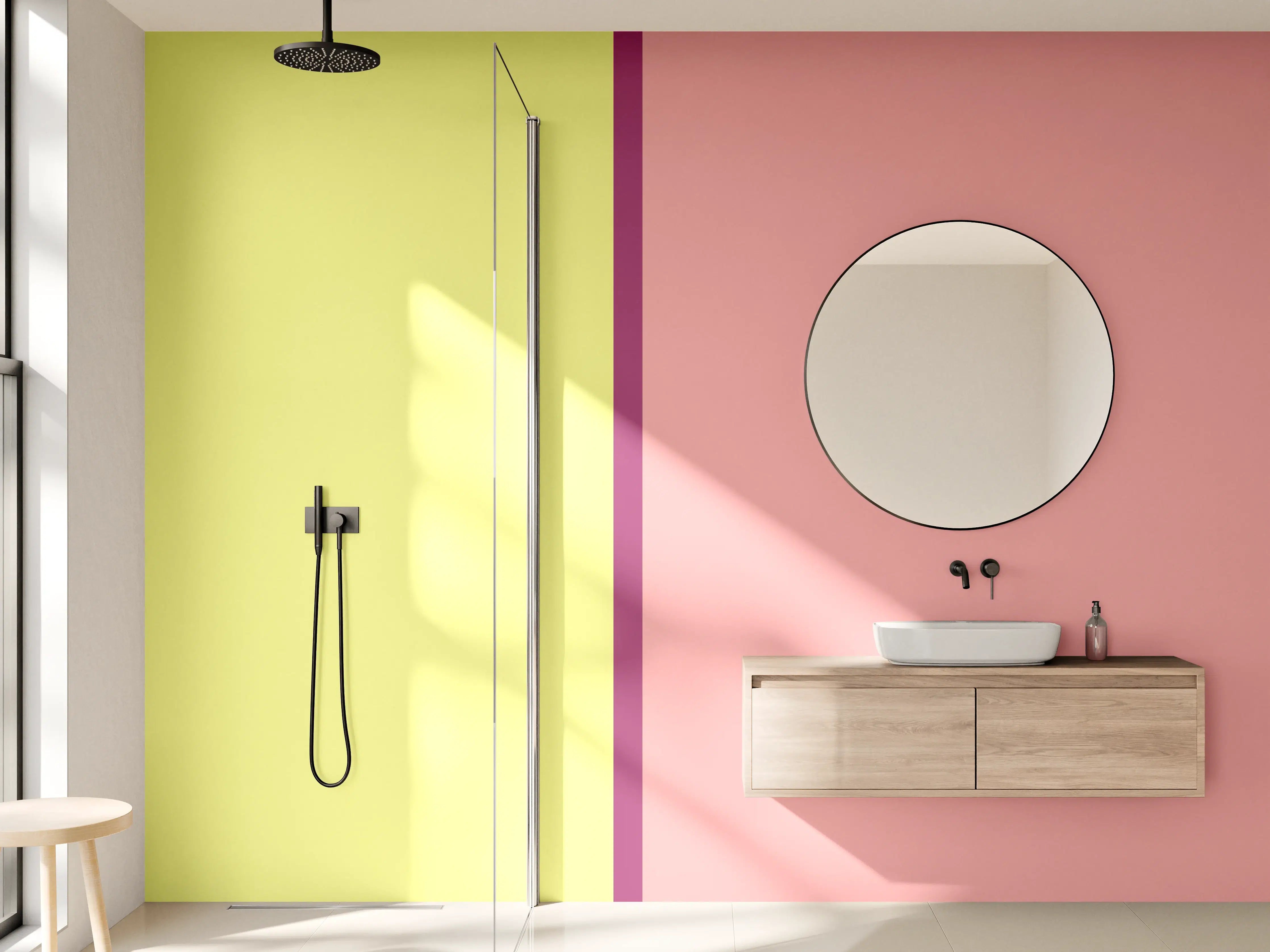 Wandverkleidung Bad - The Springs - Easy Vertikal - Tulip
