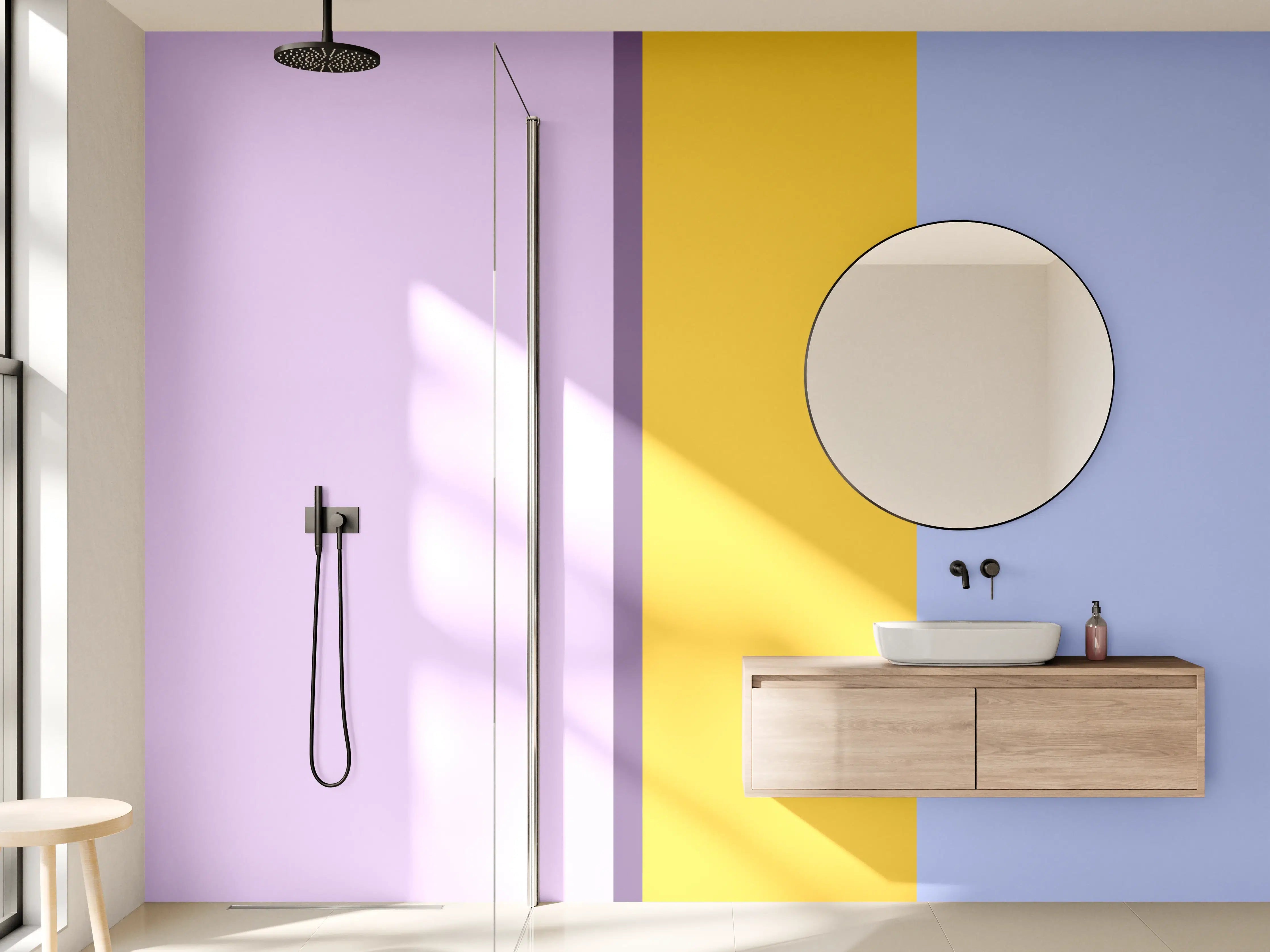 Wandverkleidung Bad - The Springs - Vertikal - Lilac