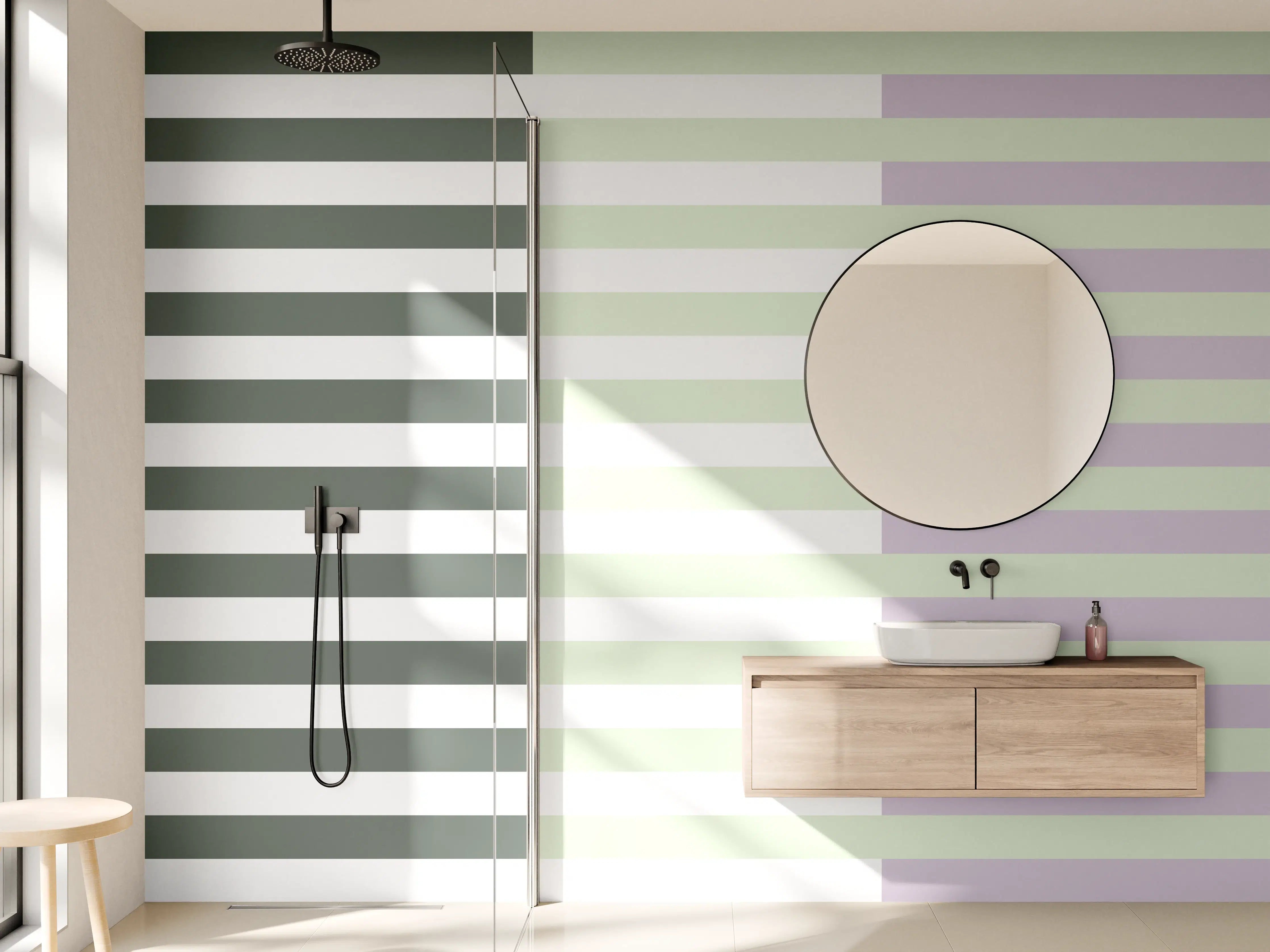 Wandverkleidung Bad - The Vintages - Multy Stripes - Benedict