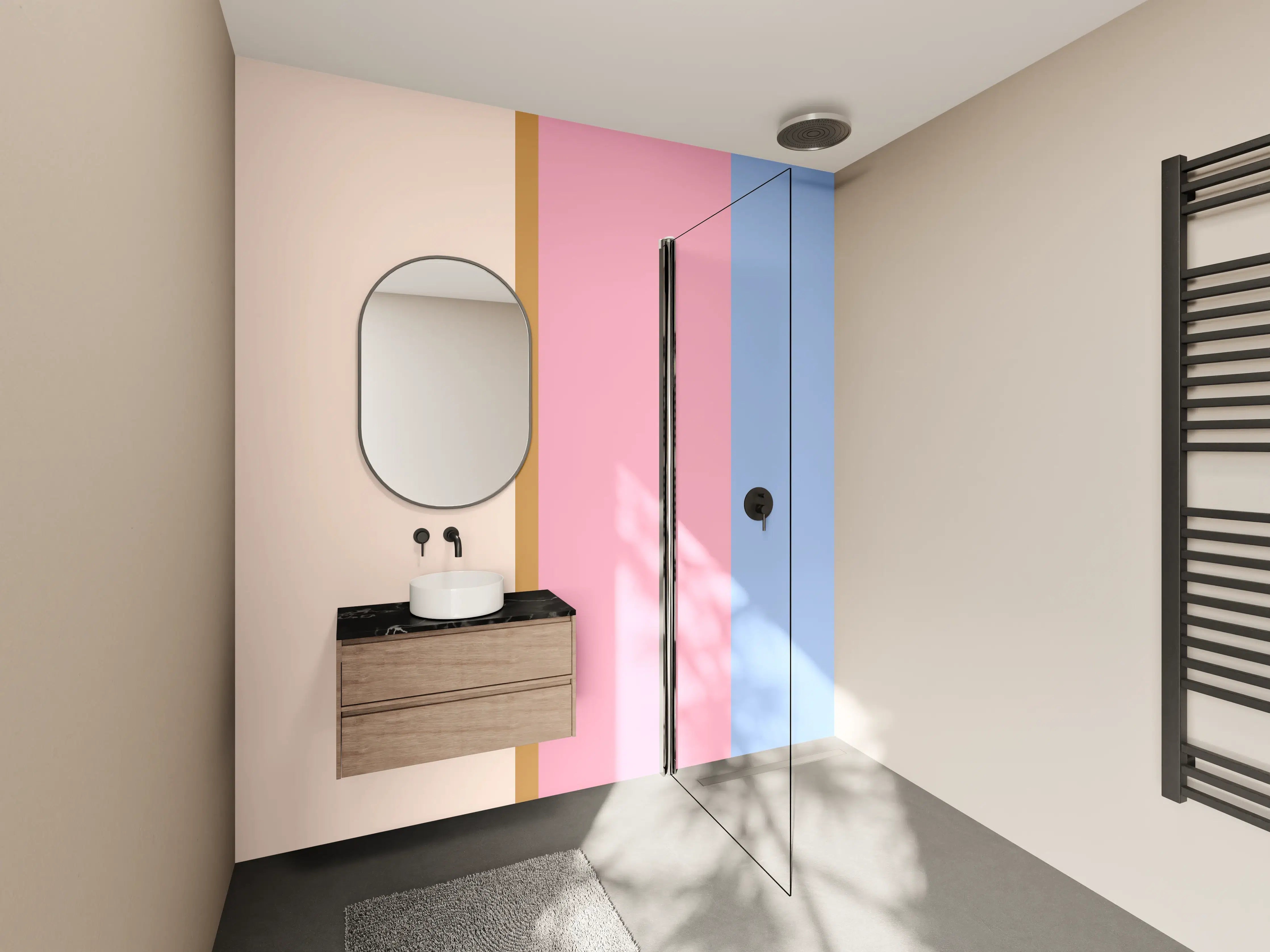 Wandverkleidung Bad - The Vintages - Vertikal - Eloise