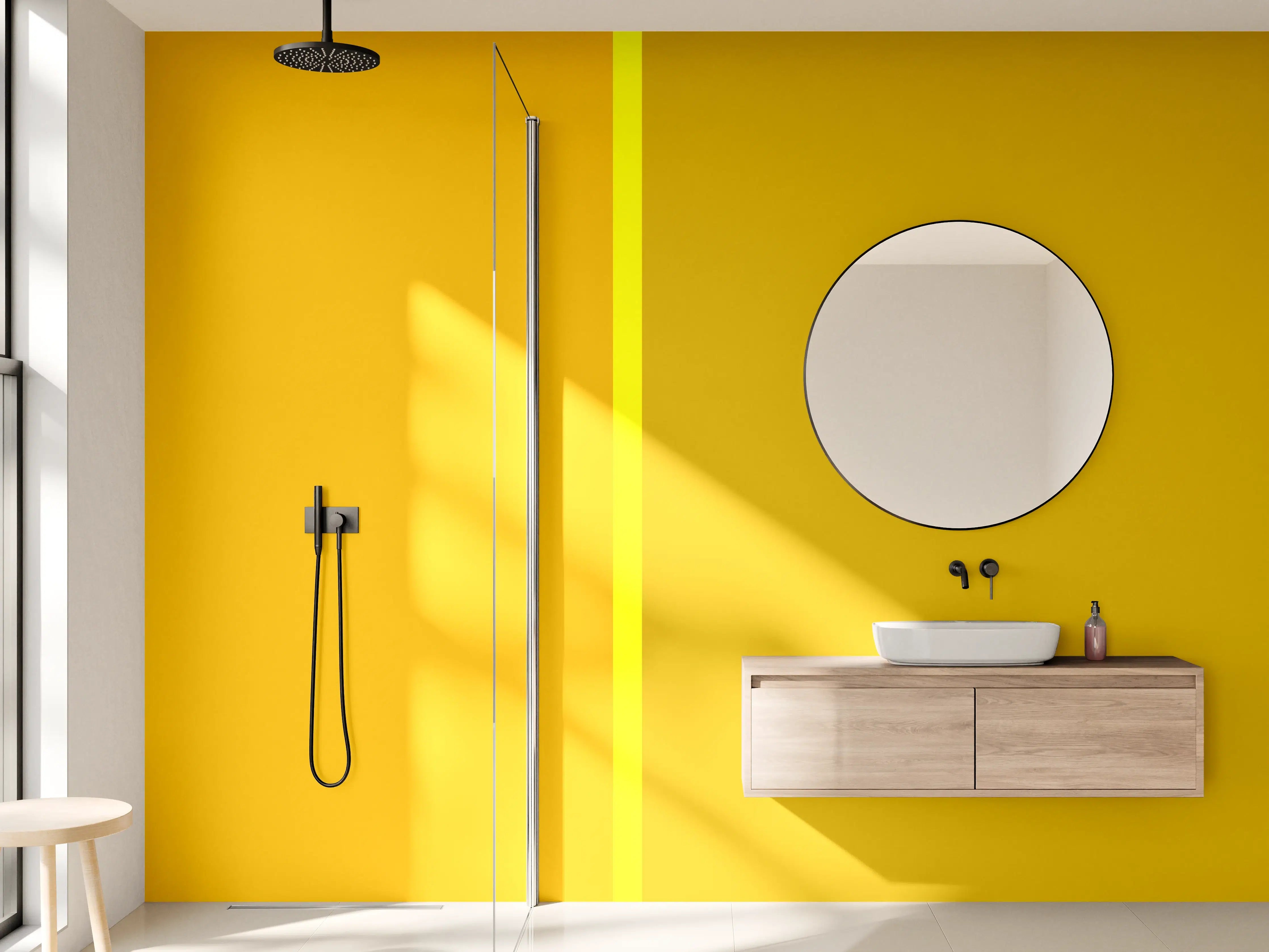 Wandverkleidung Bad - The Yellows - Easy Vertical - Lemon