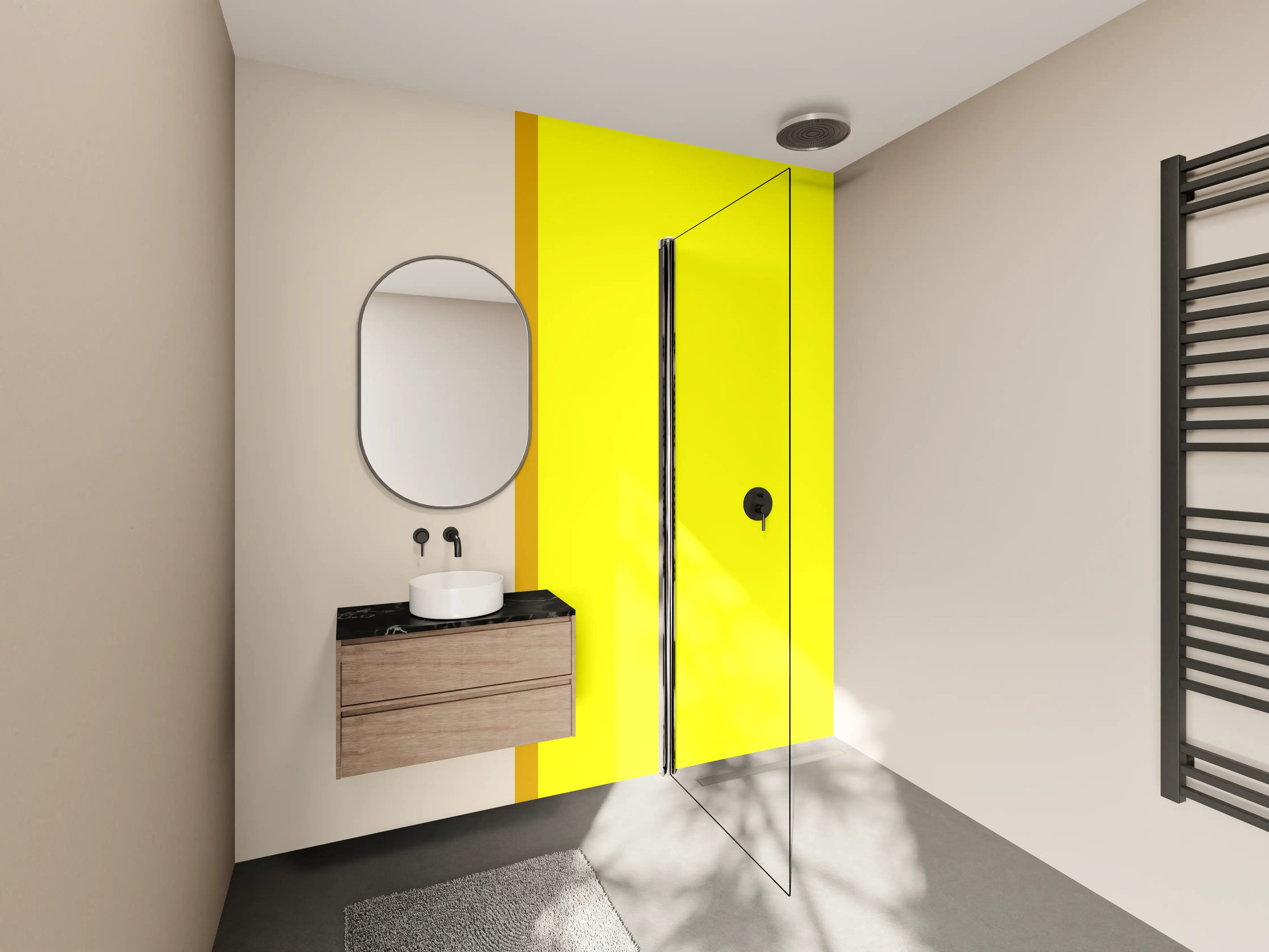 Wandverkleidung Bad - The Yellows - Easy Vertical - Vanilla