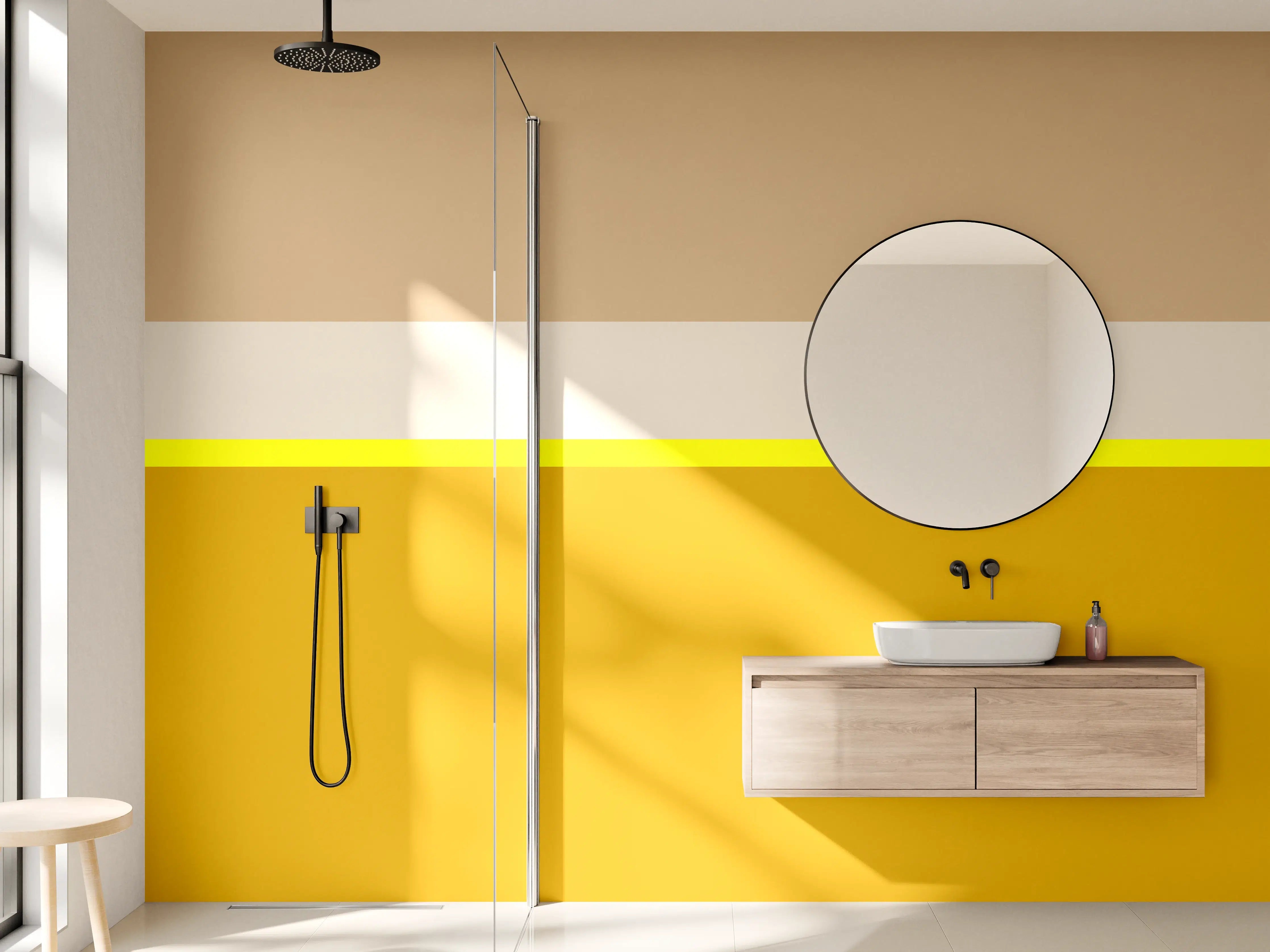 Wandverkleidung Bad - The Yellows - Horizontal - Buttercup