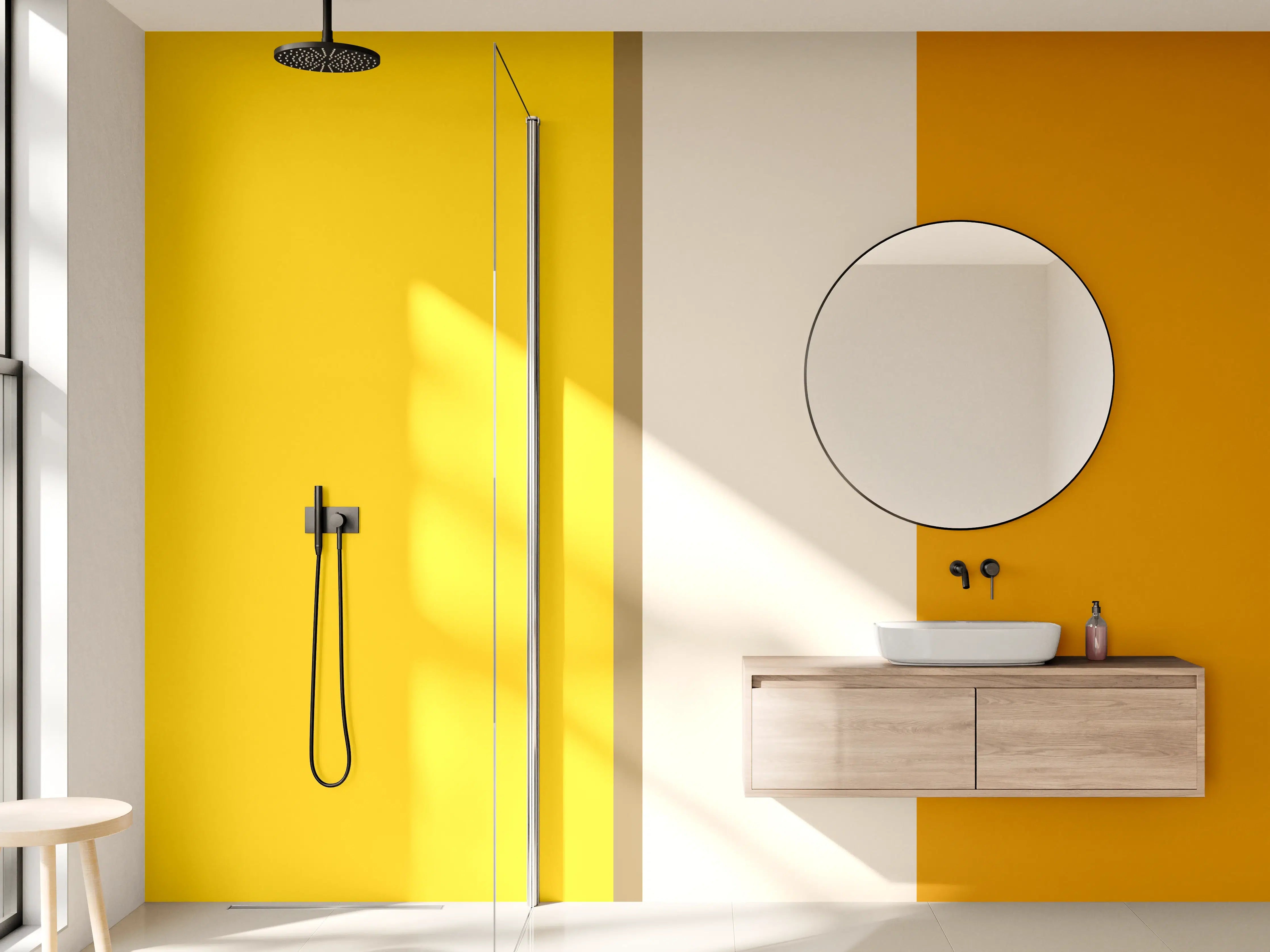 Wandverkleidung Bad - The Yellows - Vertical - Saffron
