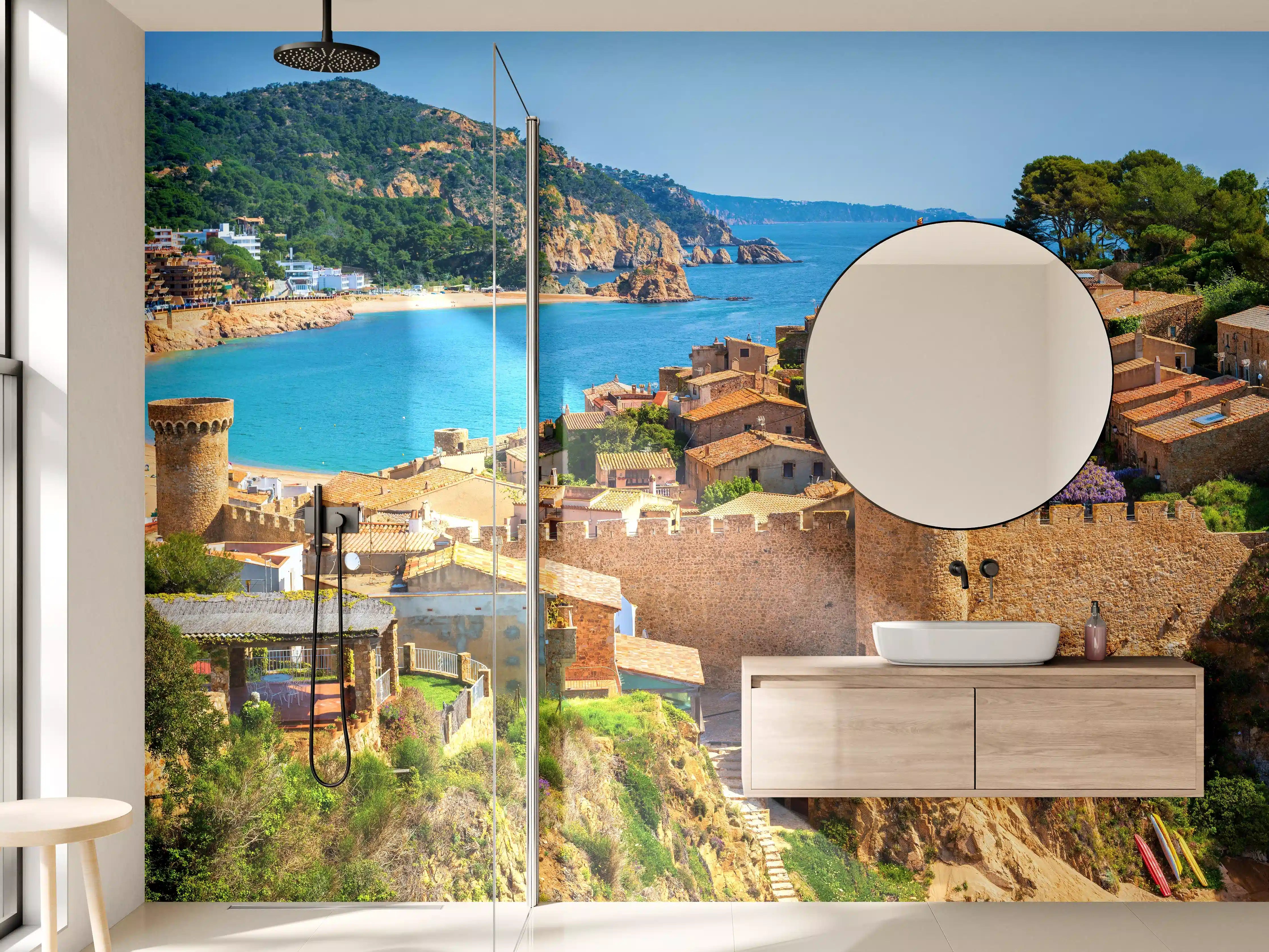 Wandverkleidung Bad - Tossa de Mar - Spanien