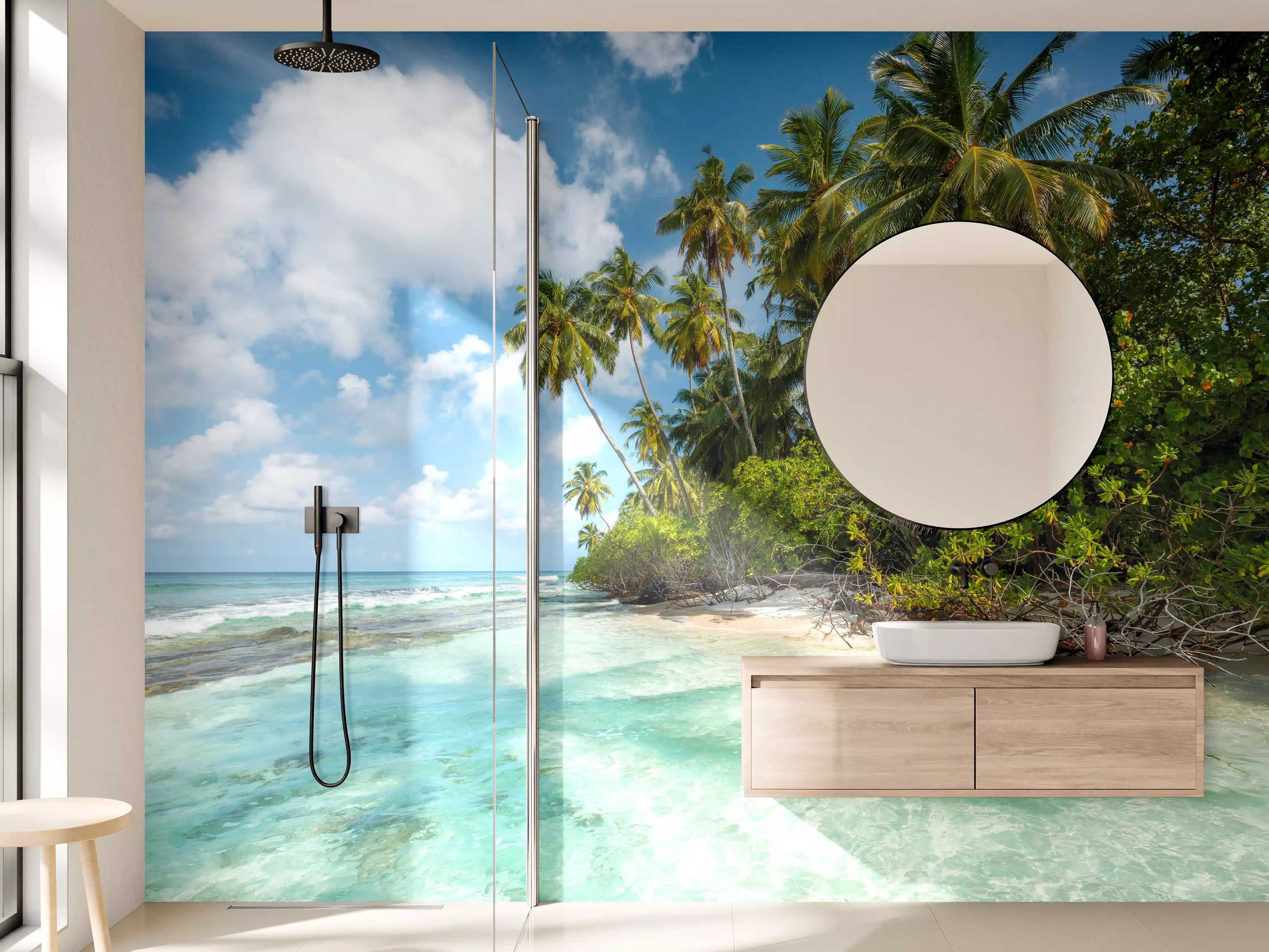 Wandverkleidung Bad - Turquoise Bay