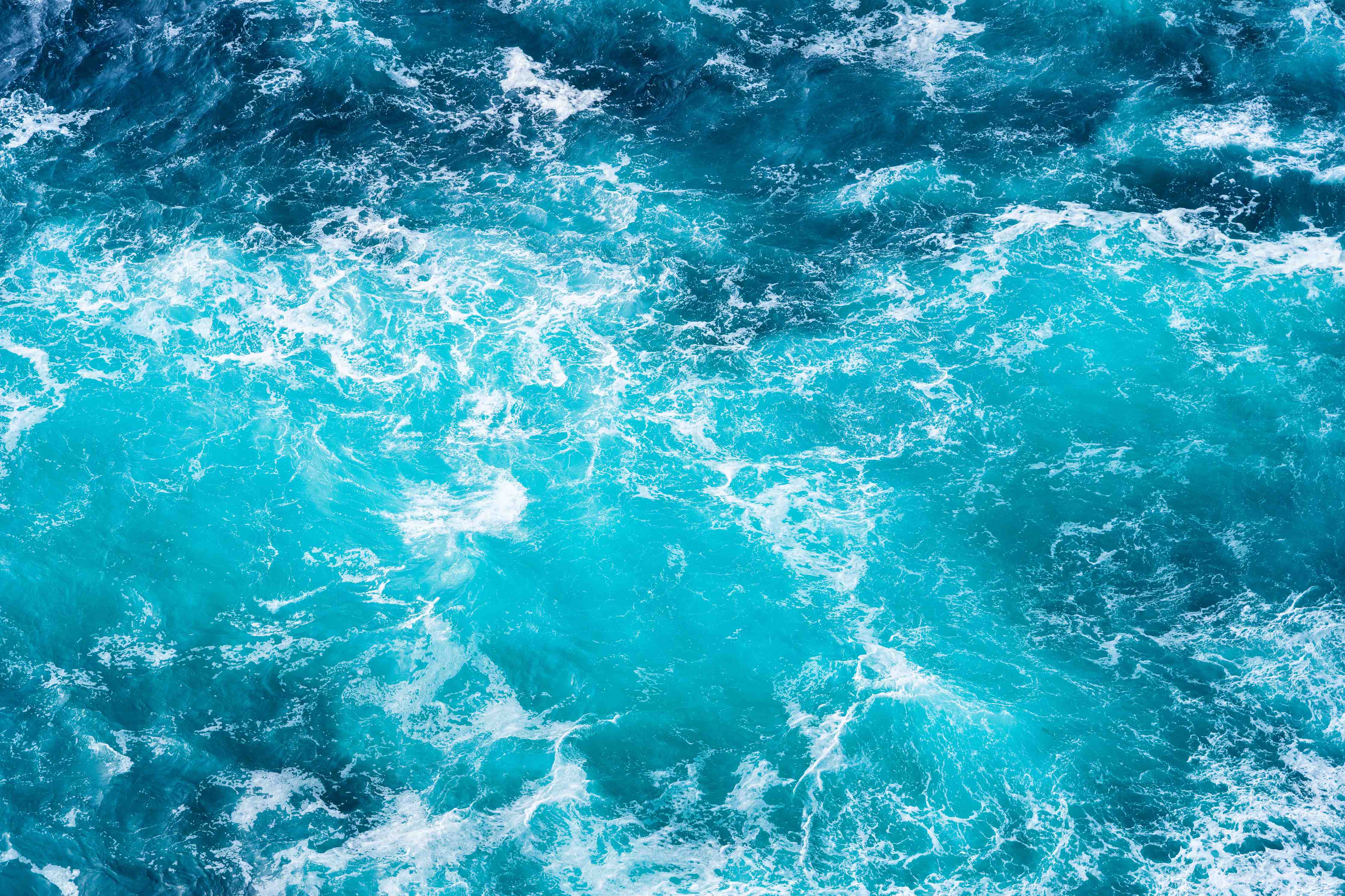 Wandverkleidung Bad-Turquoise Ocean Waves