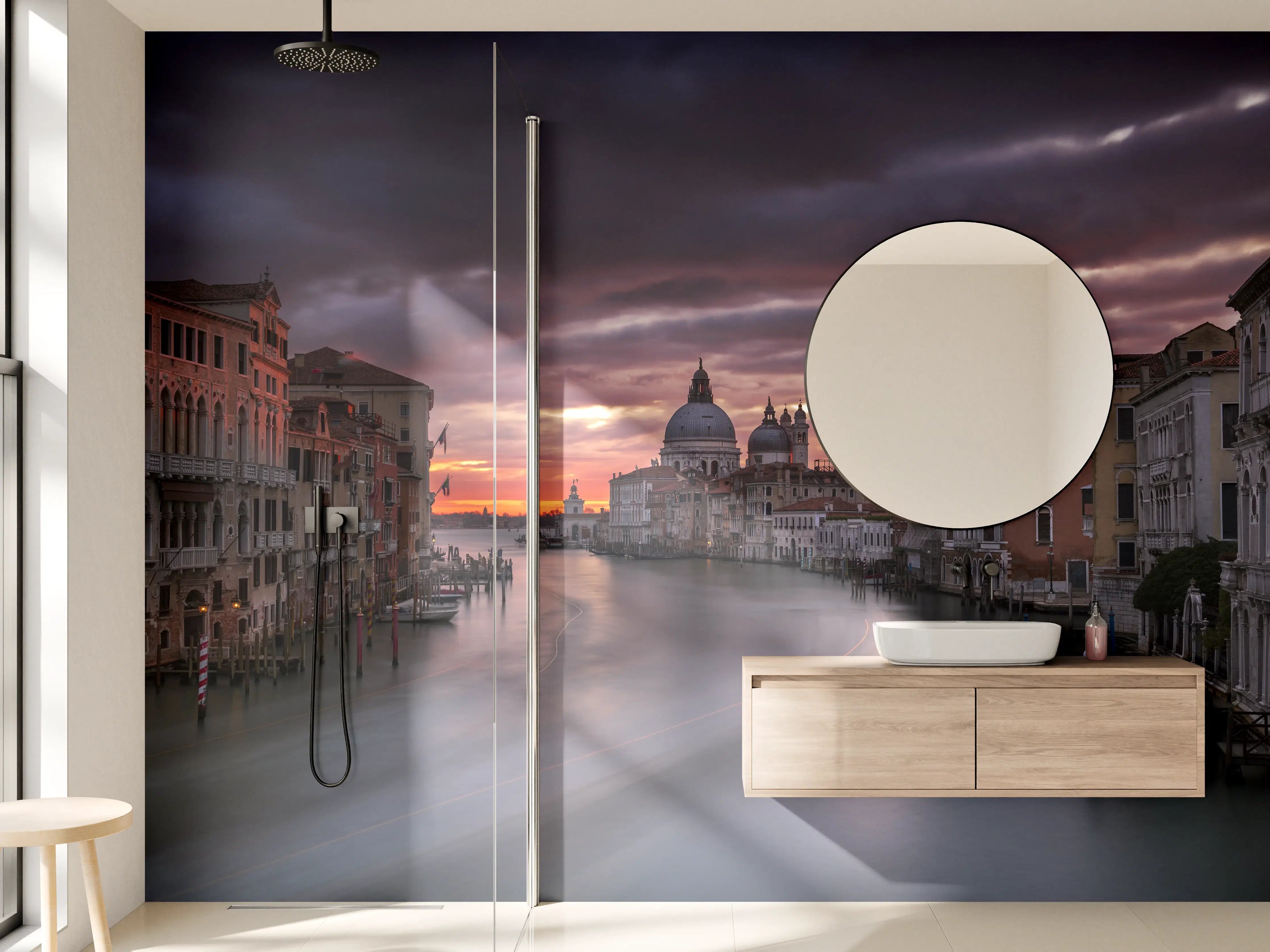 Wandverkleidung Bad - Venedig - Sonnenaufgang